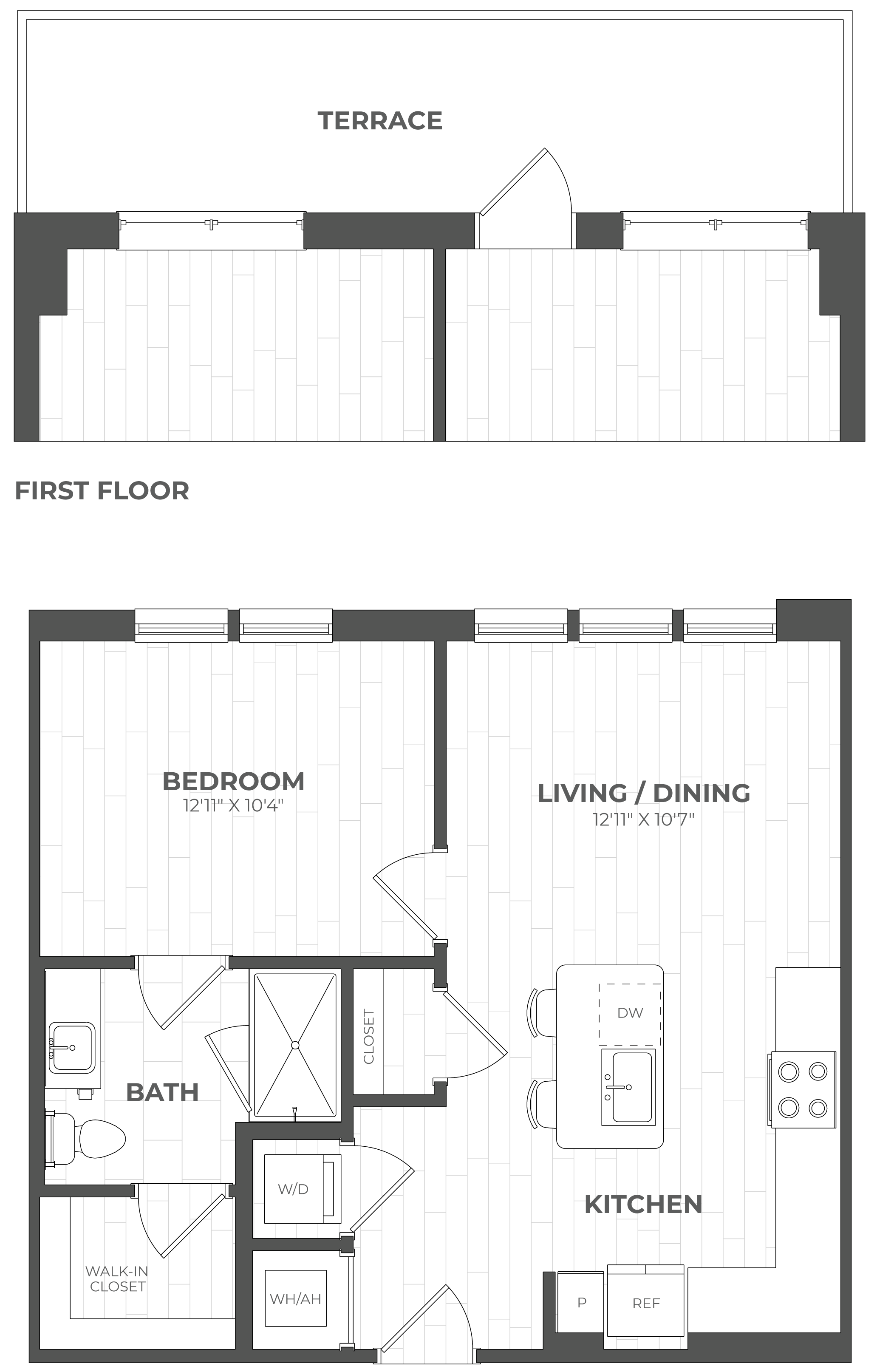 Floor Plan Image of Apartment Apt 364