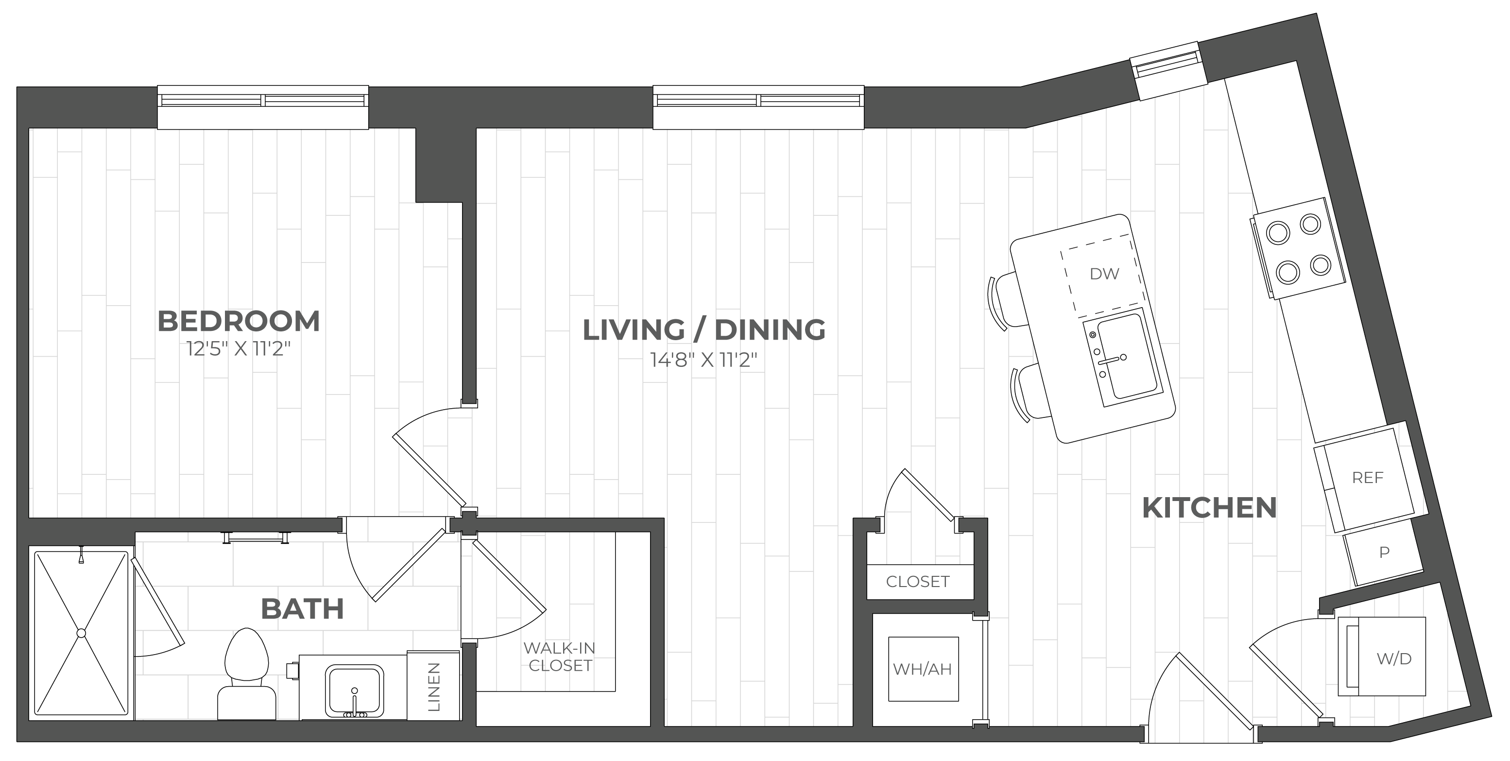 Floor Plan Image of Apartment Apt 156