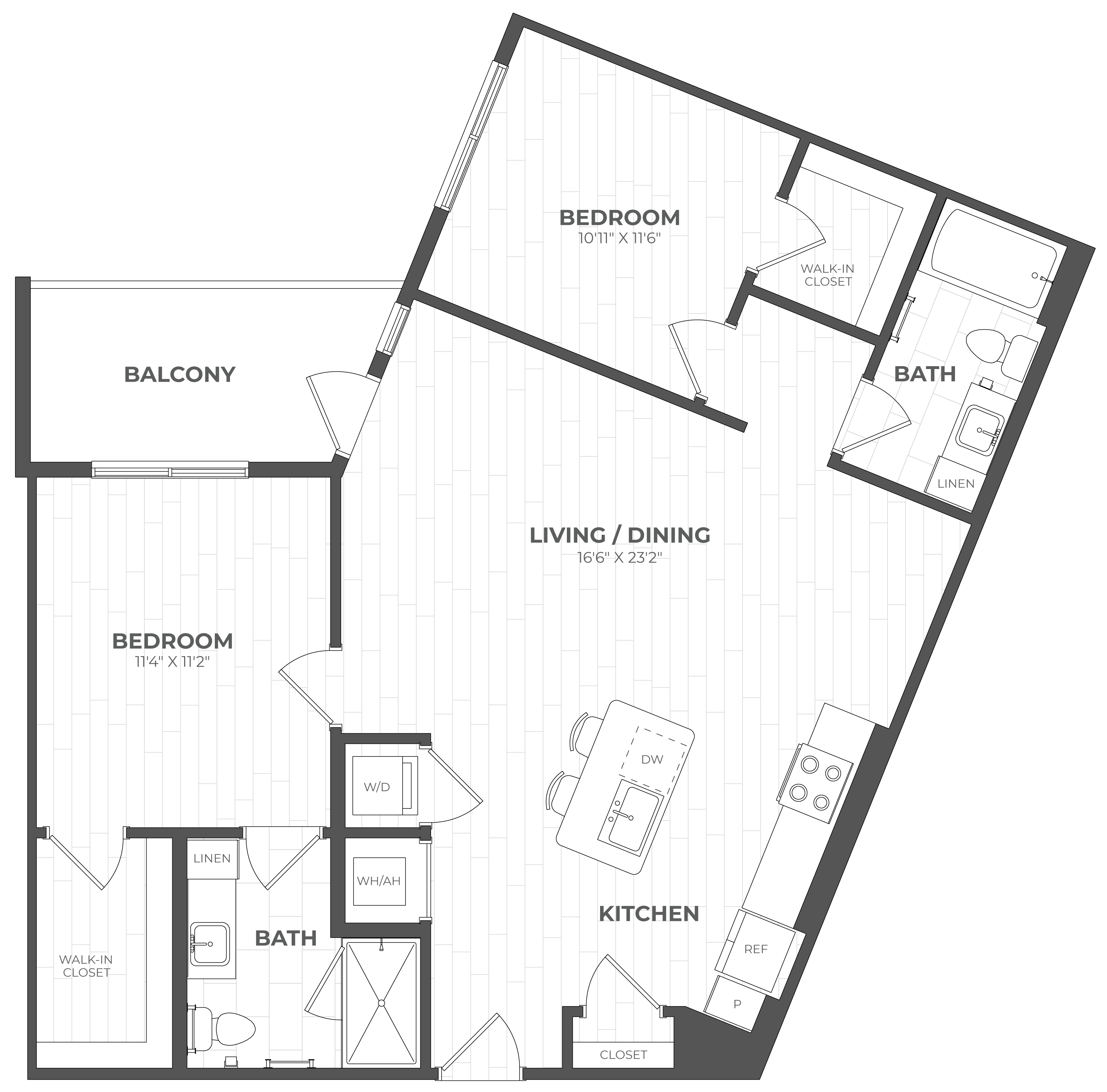 Floor Plan Image of Apartment Apt 036