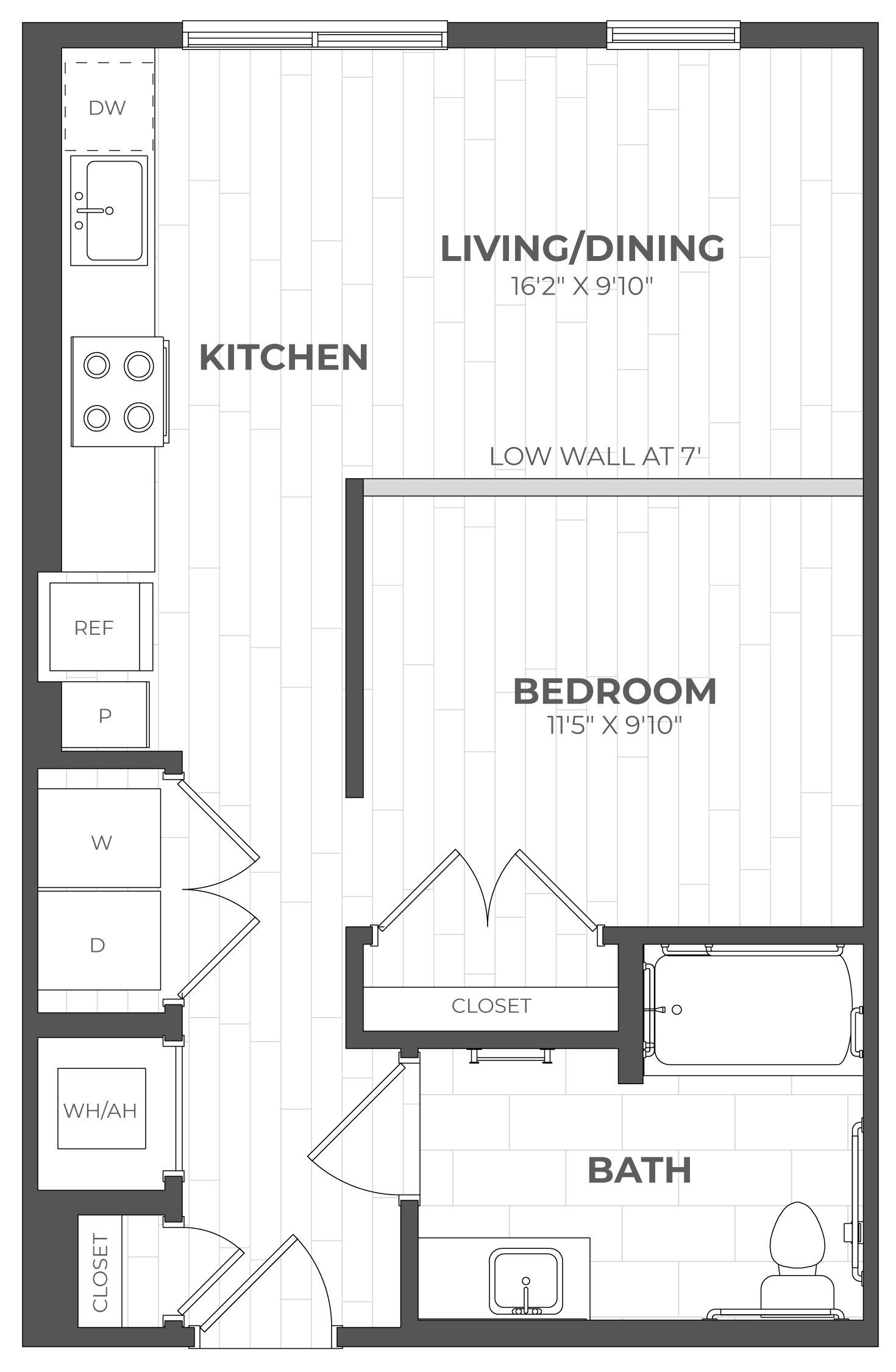 Floor Plan Image of Apartment Apt 103