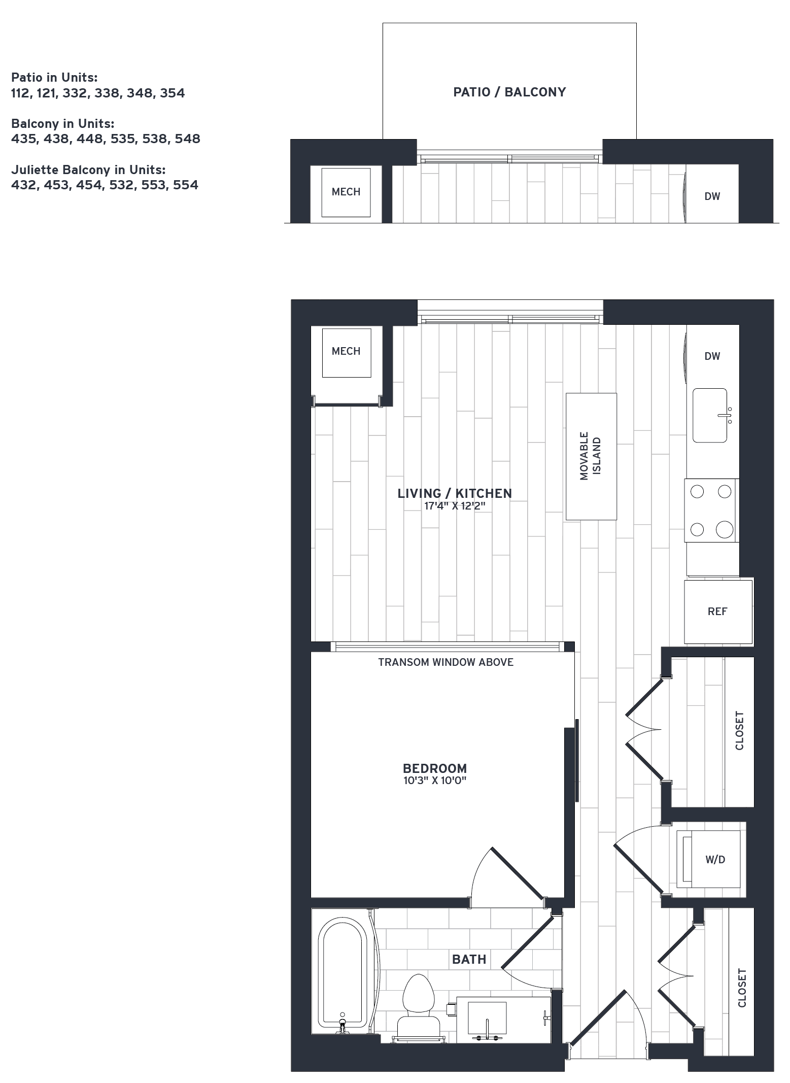 Floor Plan Image of Apartment Apt 532