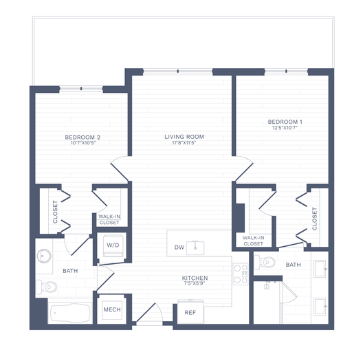 Apartment 0009 floorplan