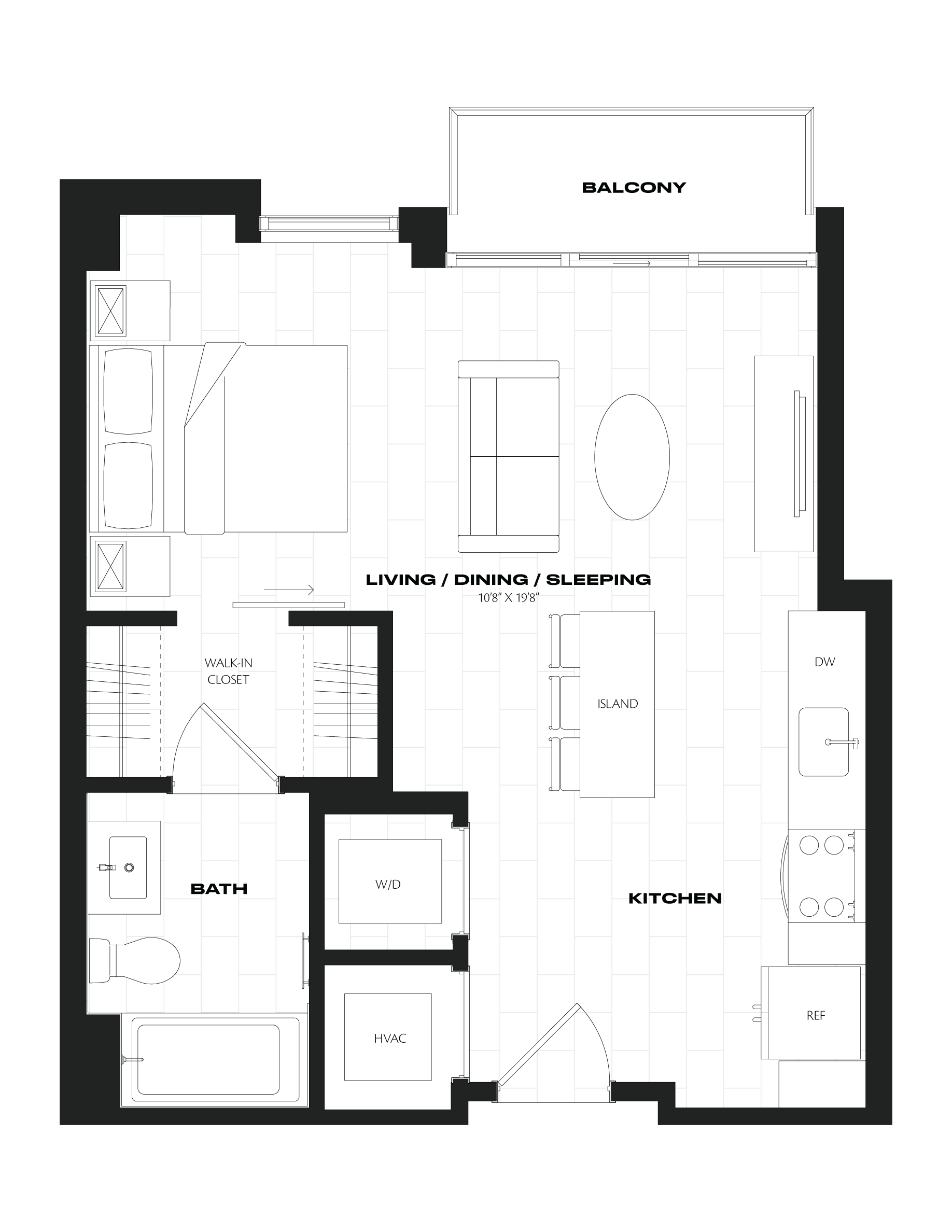 Apartment 1111 floorplan