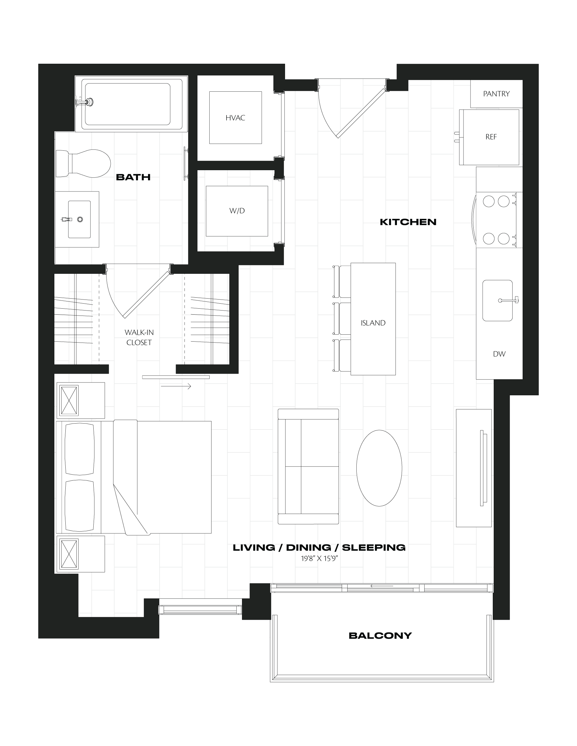 Apartment 1236 floorplan