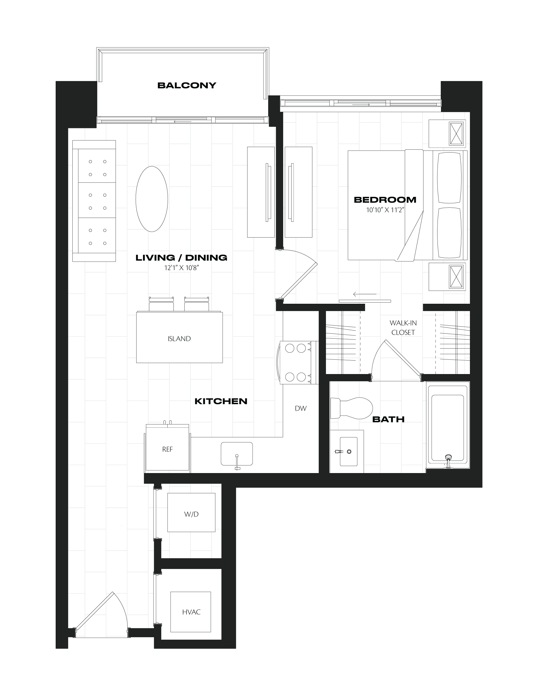 Apartment 1231 floorplan