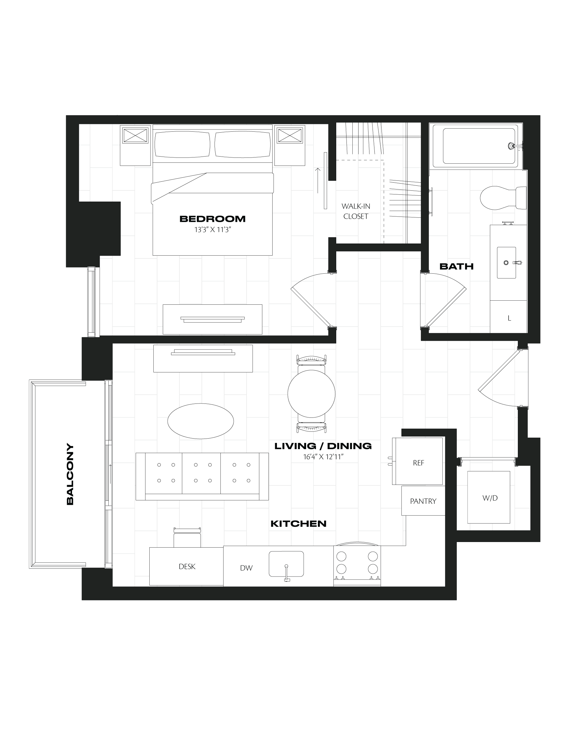 Apartment 0820 floorplan