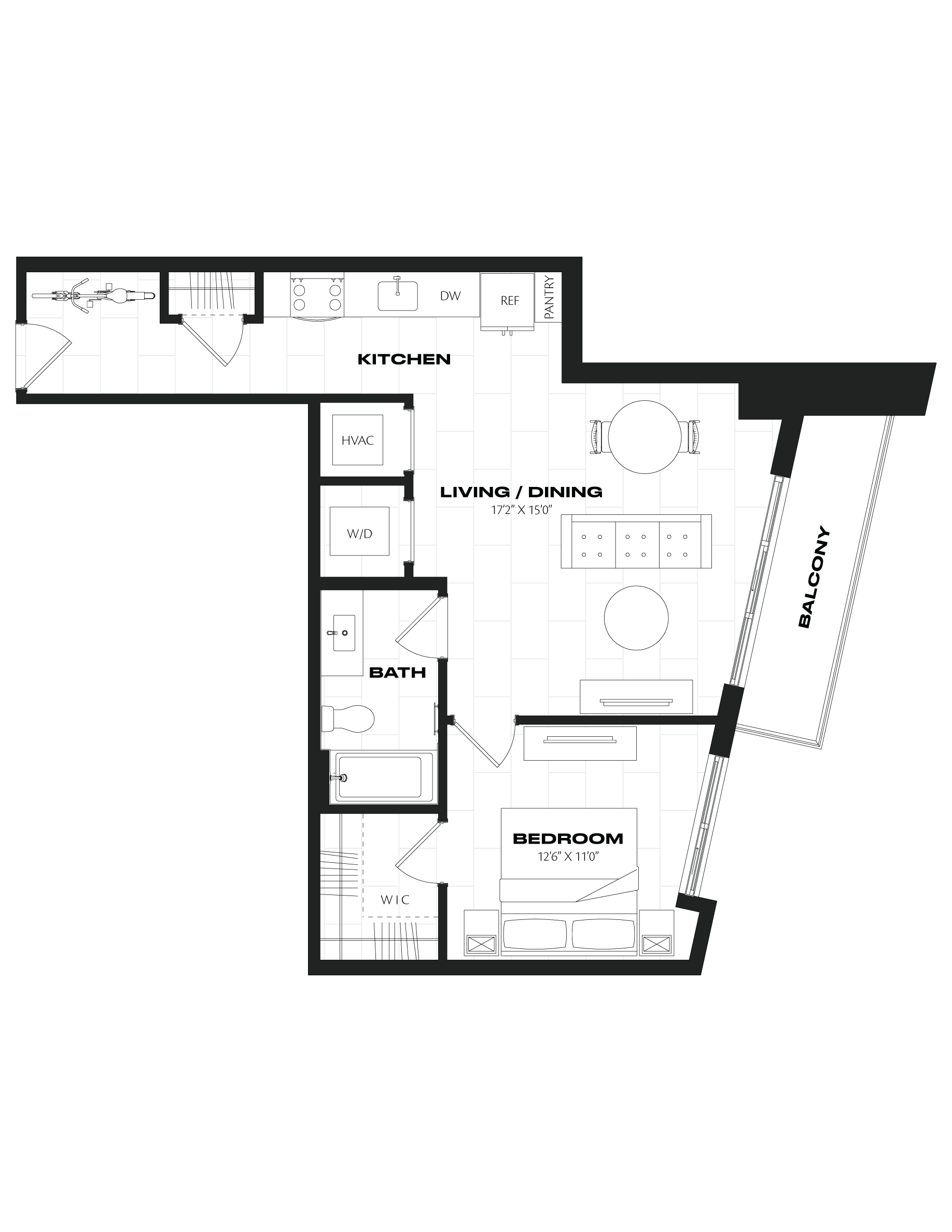 Apartment 0613 floorplan