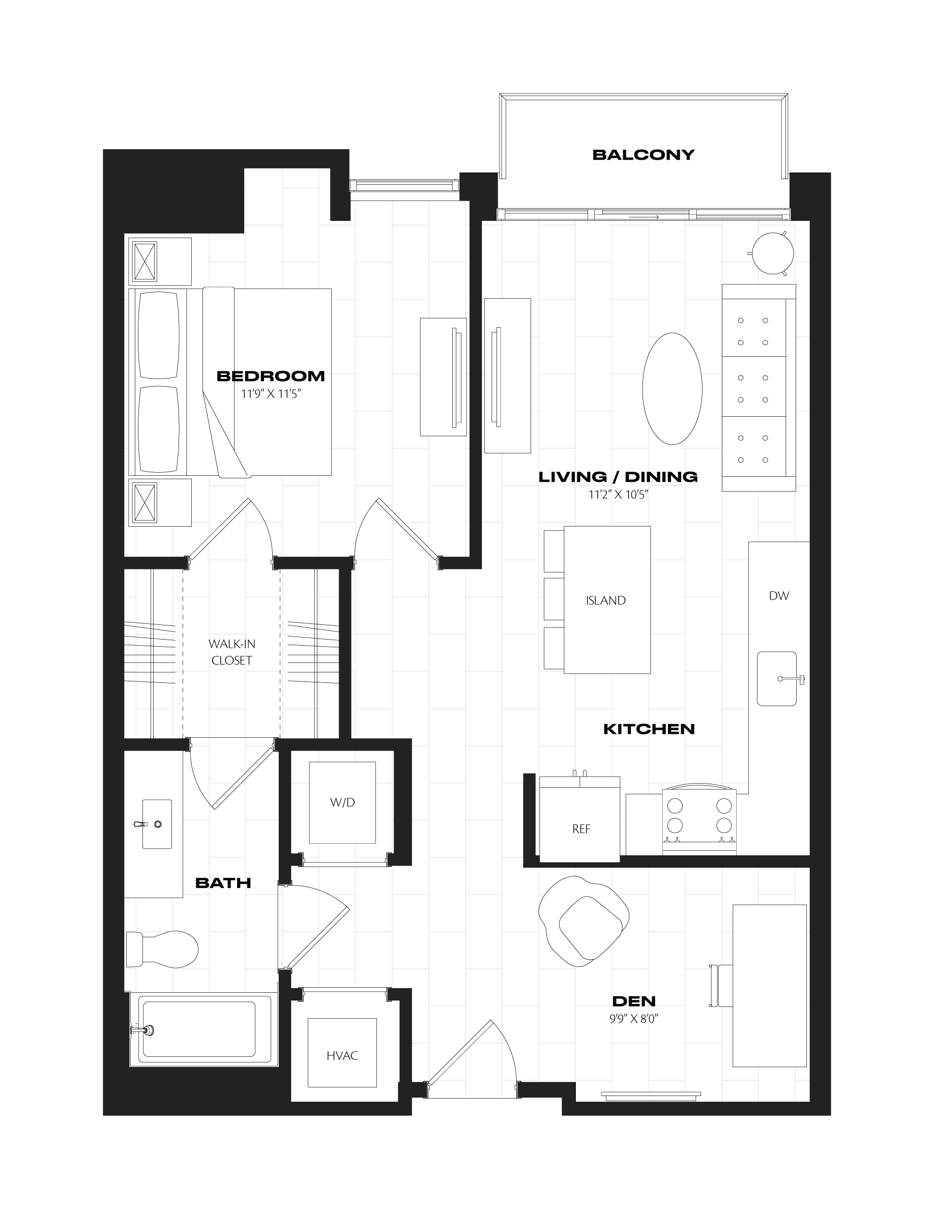Apartment 1027 floorplan