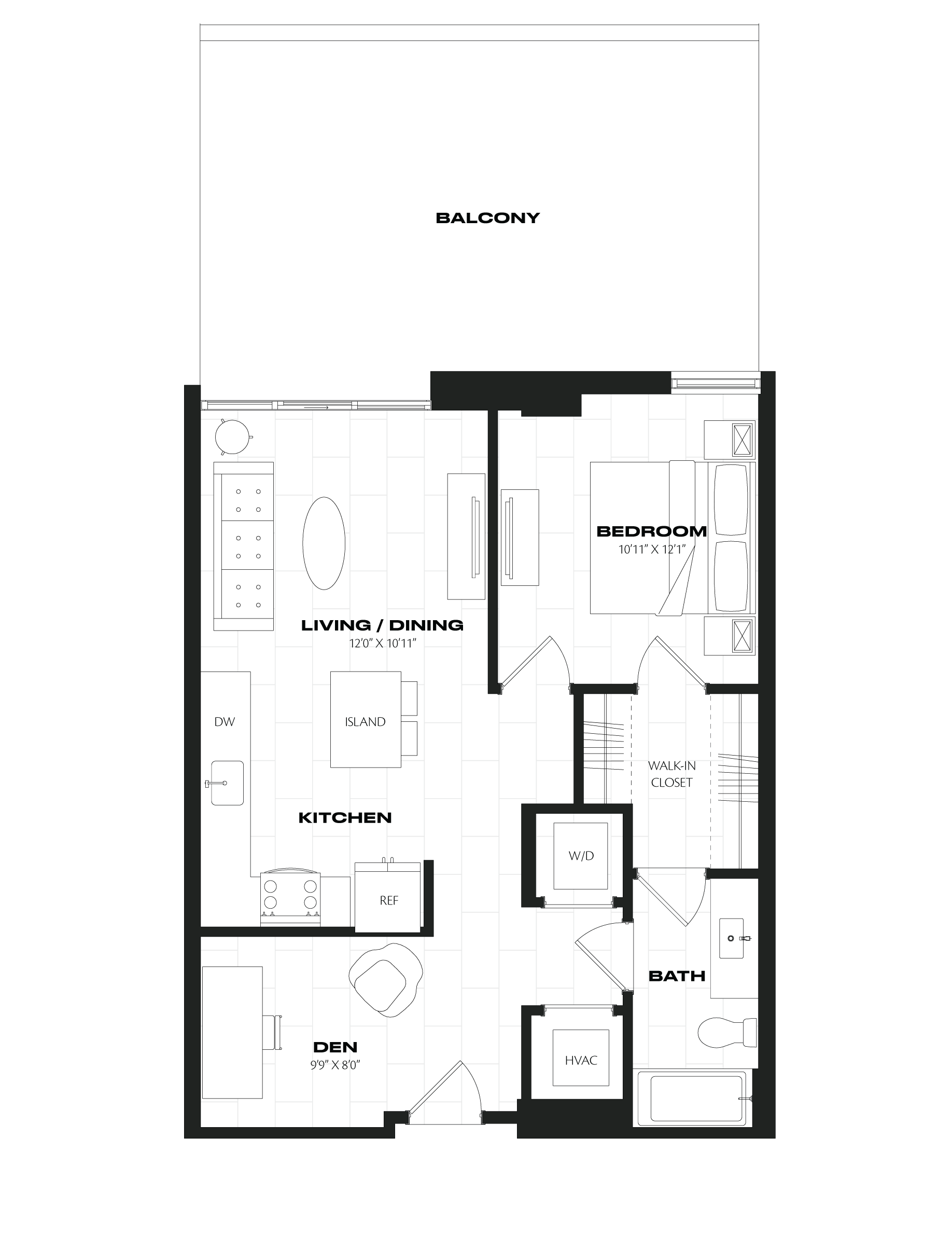 Apartment 0725 floorplan