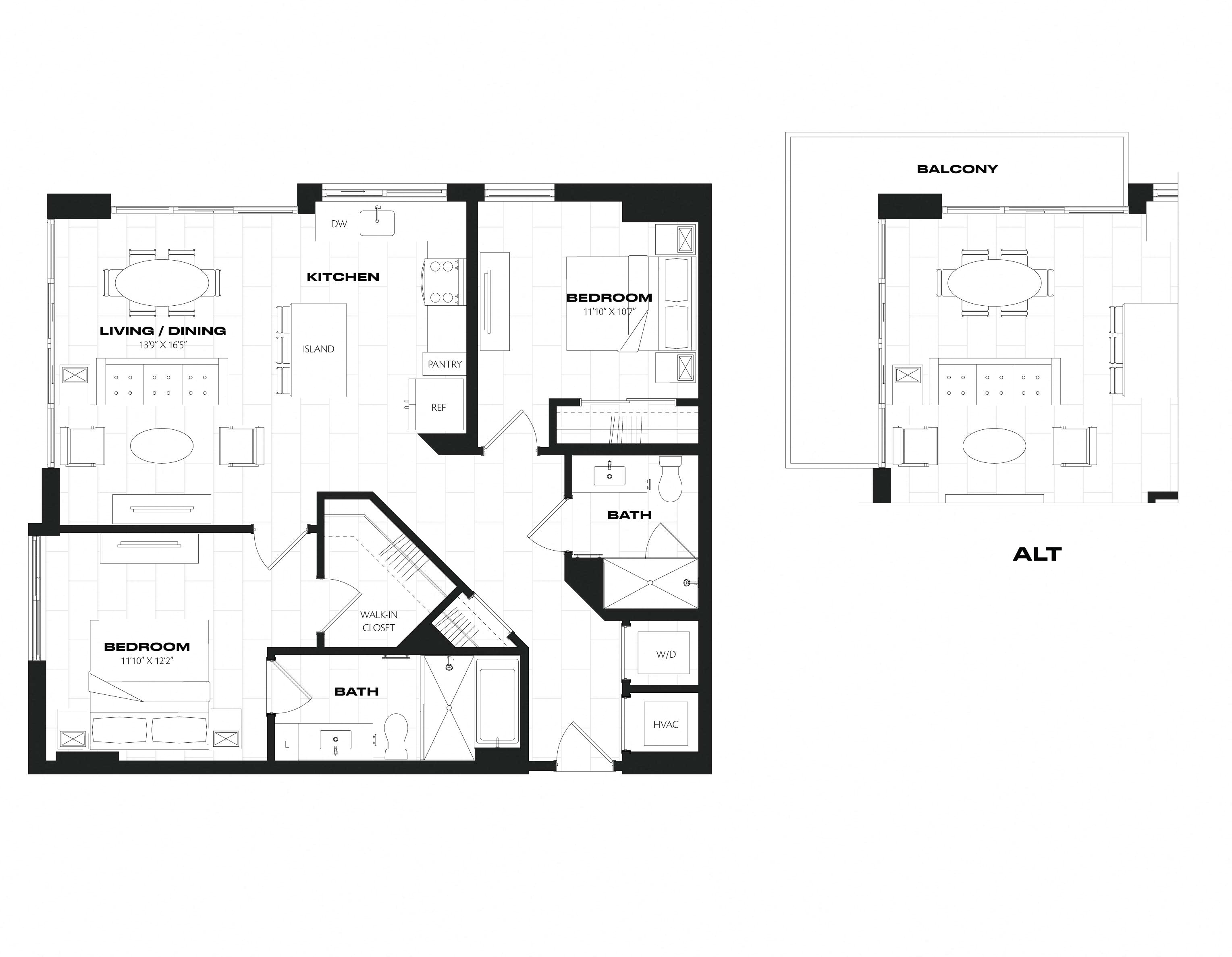 Apartment 1132 floorplan