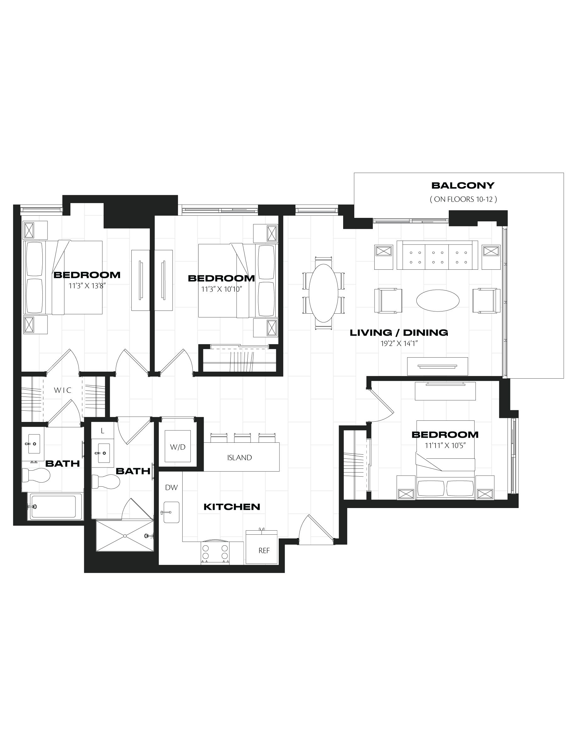 Apartment 0926 floorplan