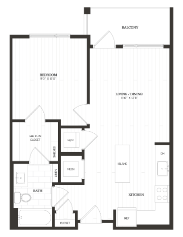 Apartment 426 floorplan