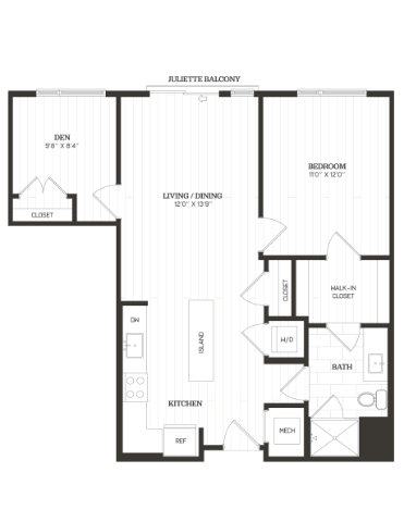 Apartment 516 floorplan