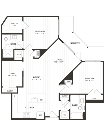 Apartment 736 floorplan