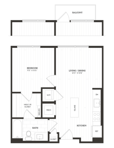 Apartment 425 floorplan