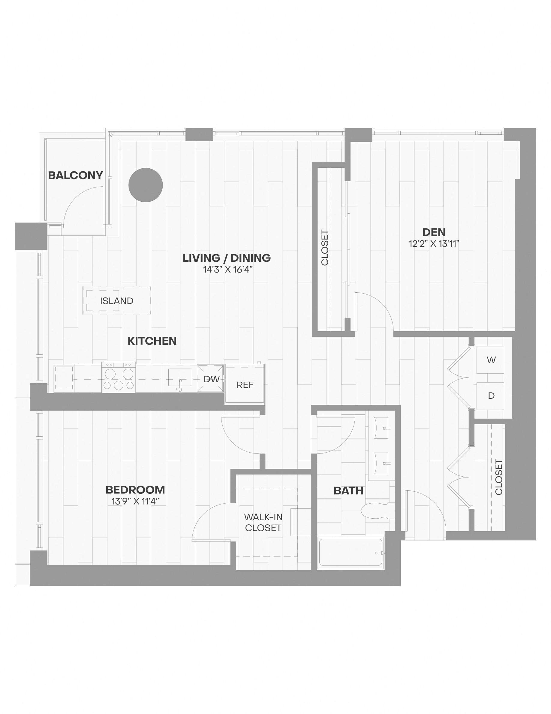 Apartment 2601 floorplan