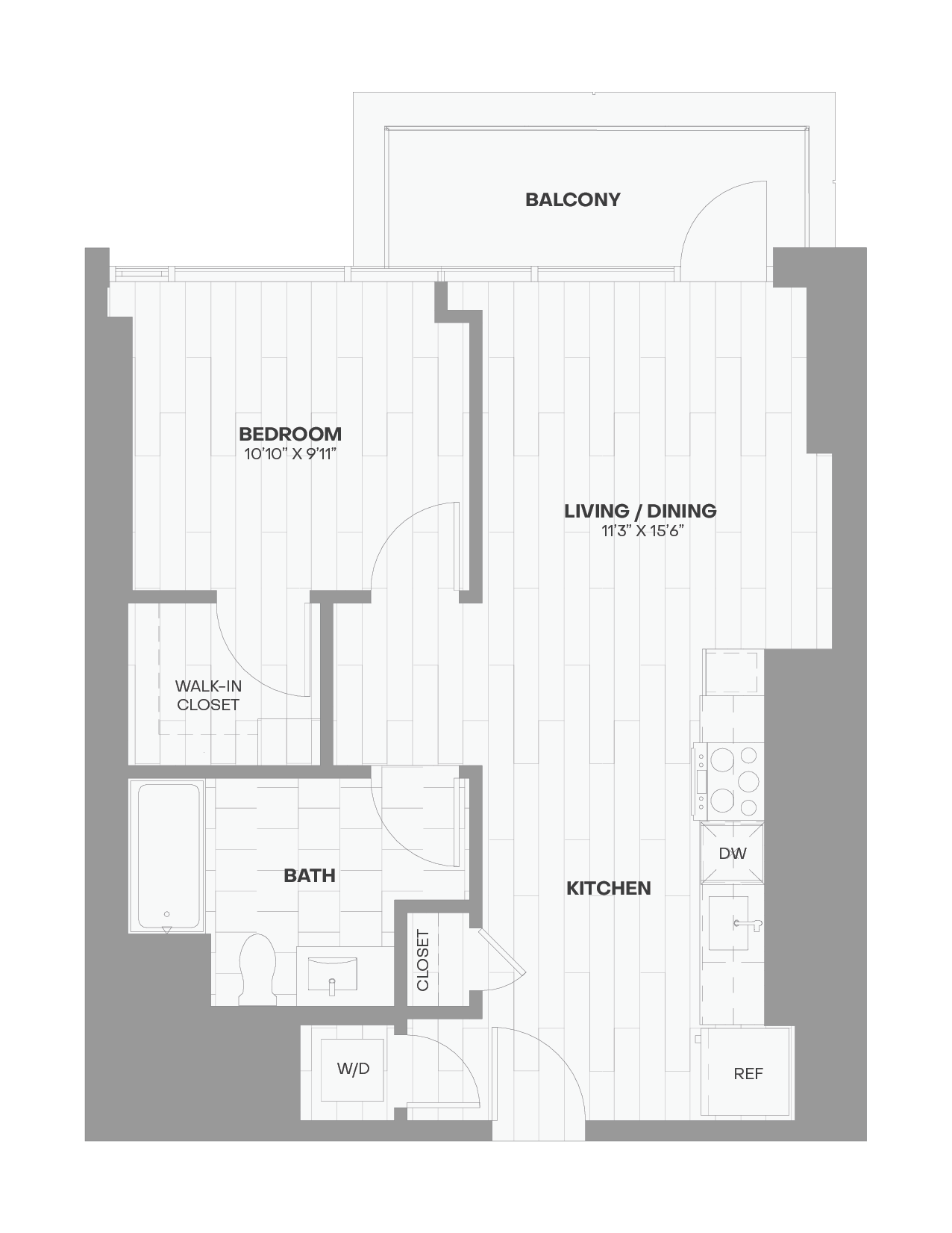 Apartment 0703 floorplan