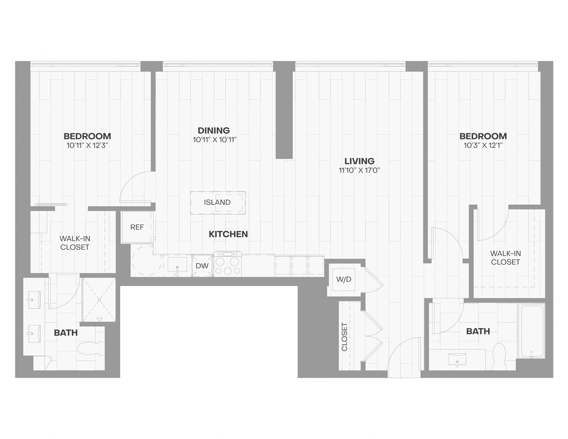 Apartment 2416 floorplan