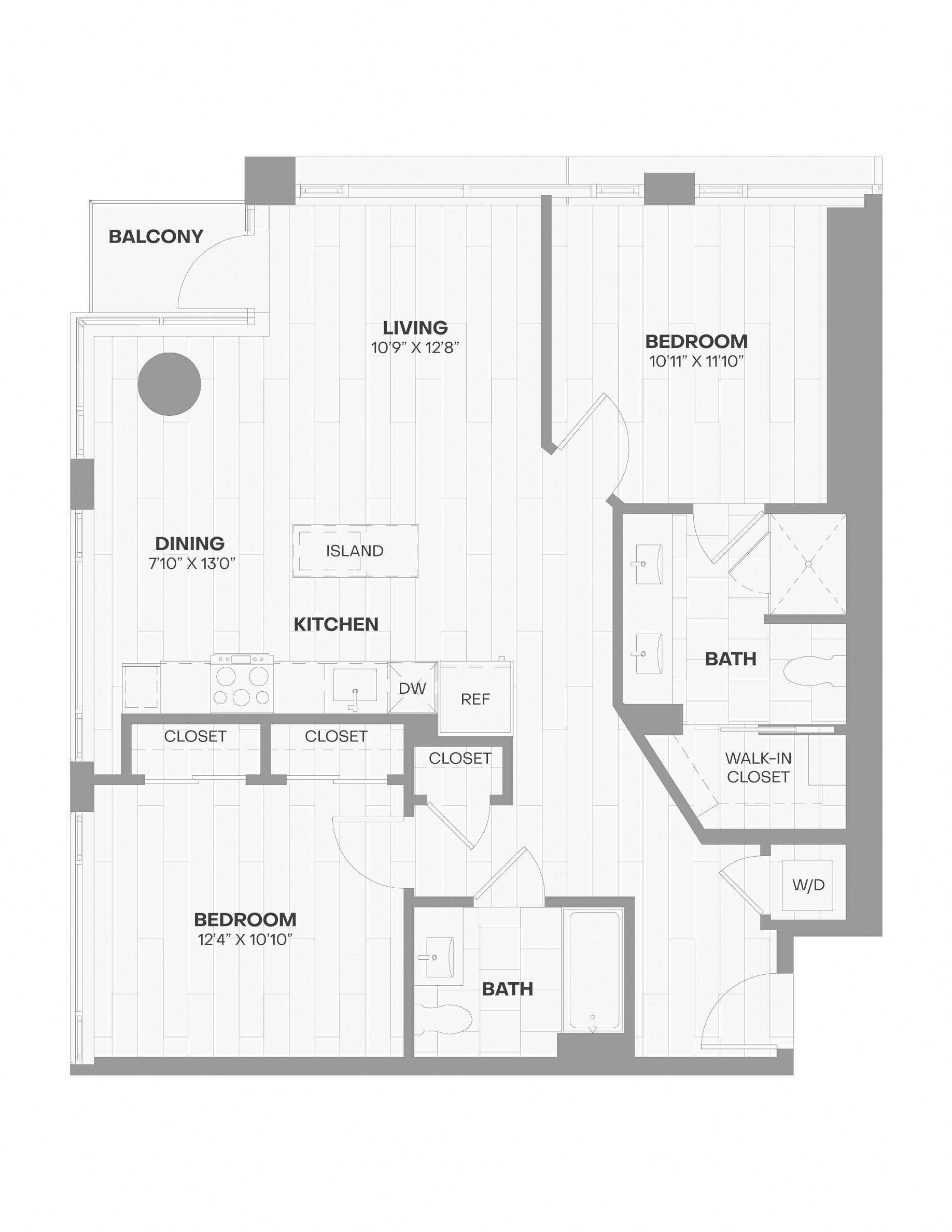 Apartment 0700 floorplan