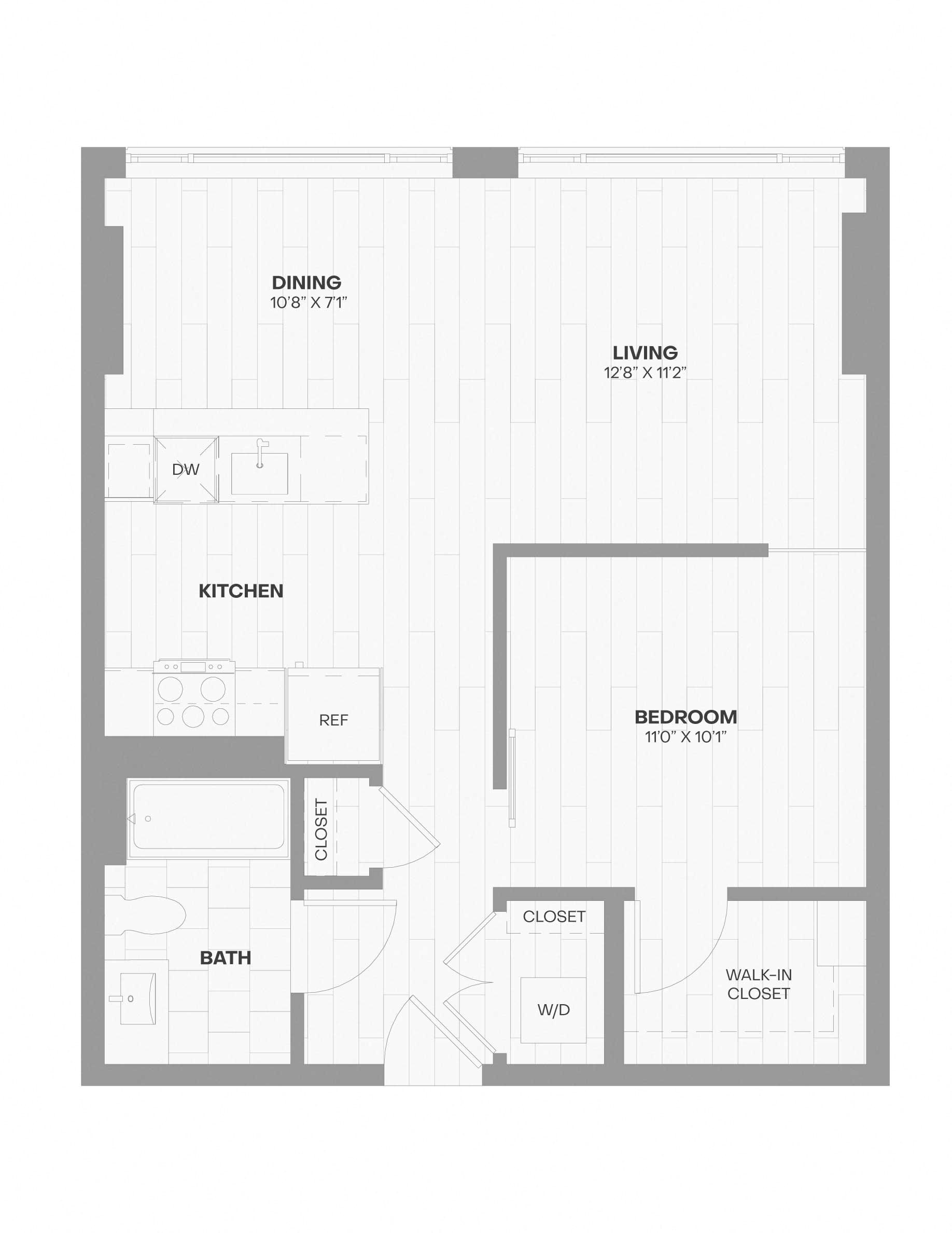 Apartment 0714 floorplan