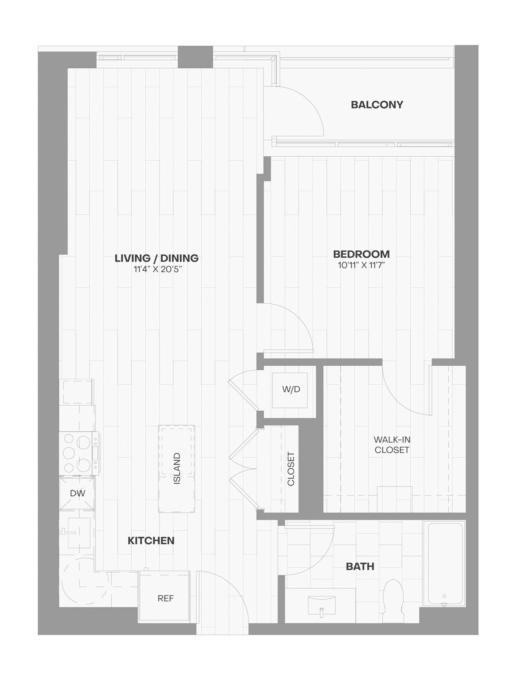 Apartment 1206 floorplan