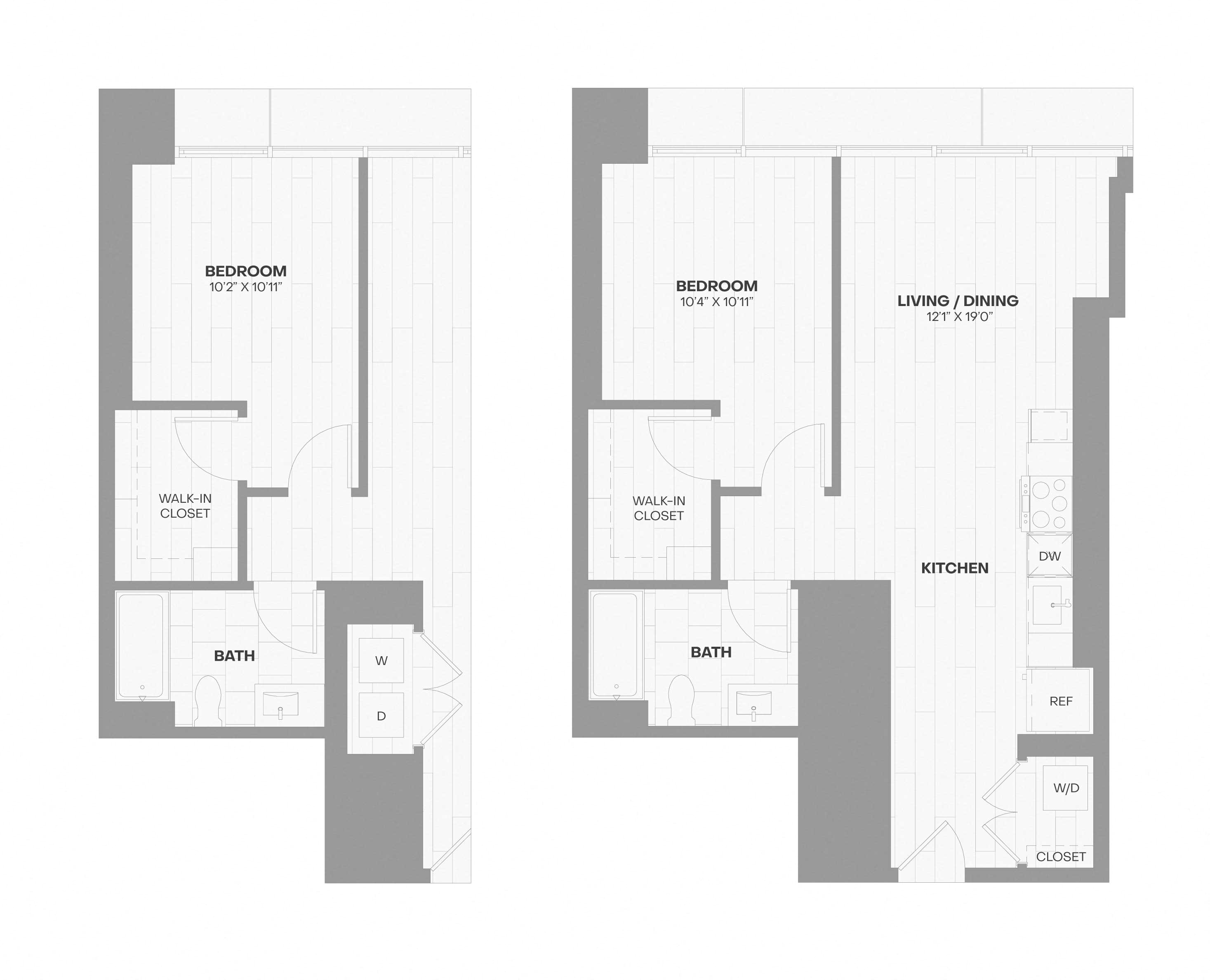 Apartment 1610 floorplan