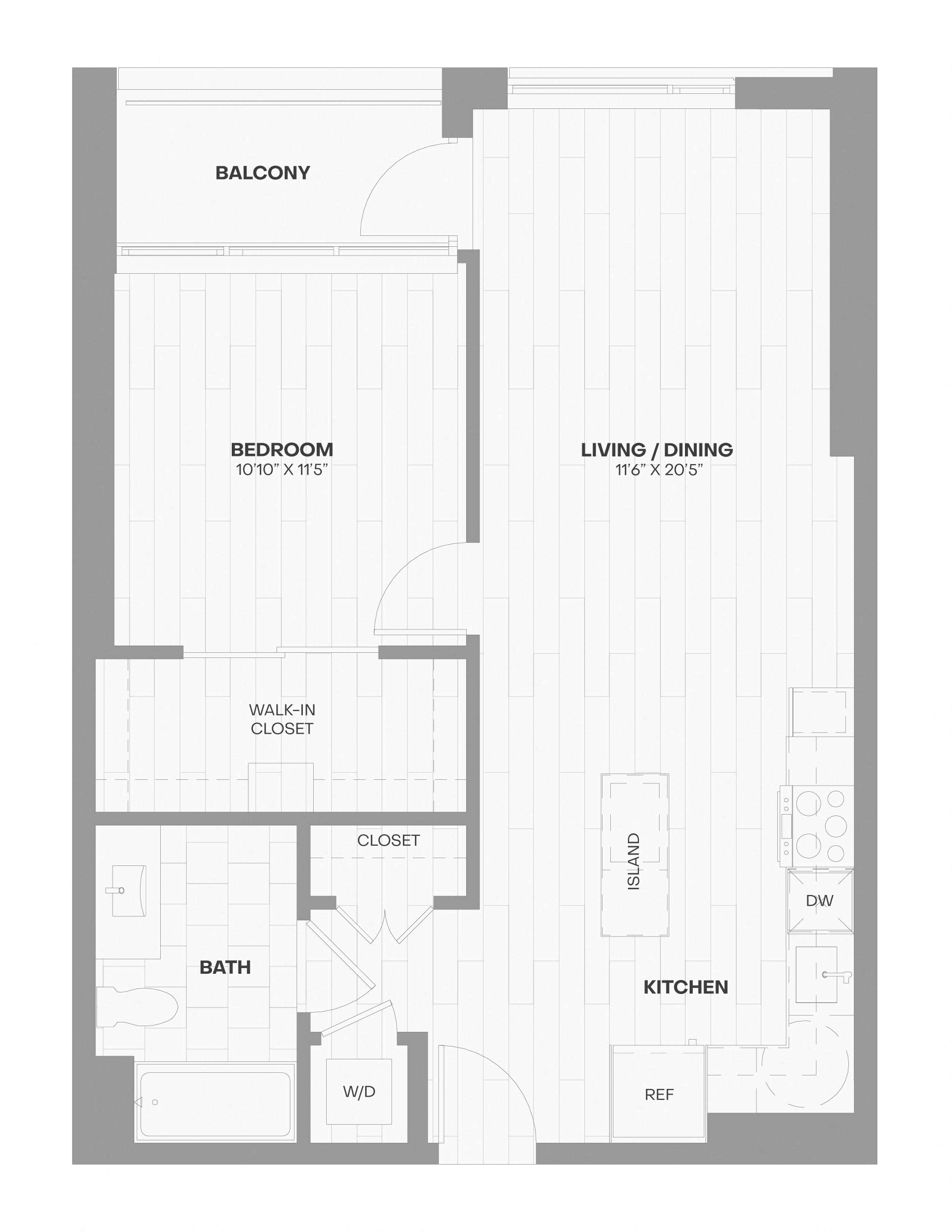 Apartment 1314 floorplan