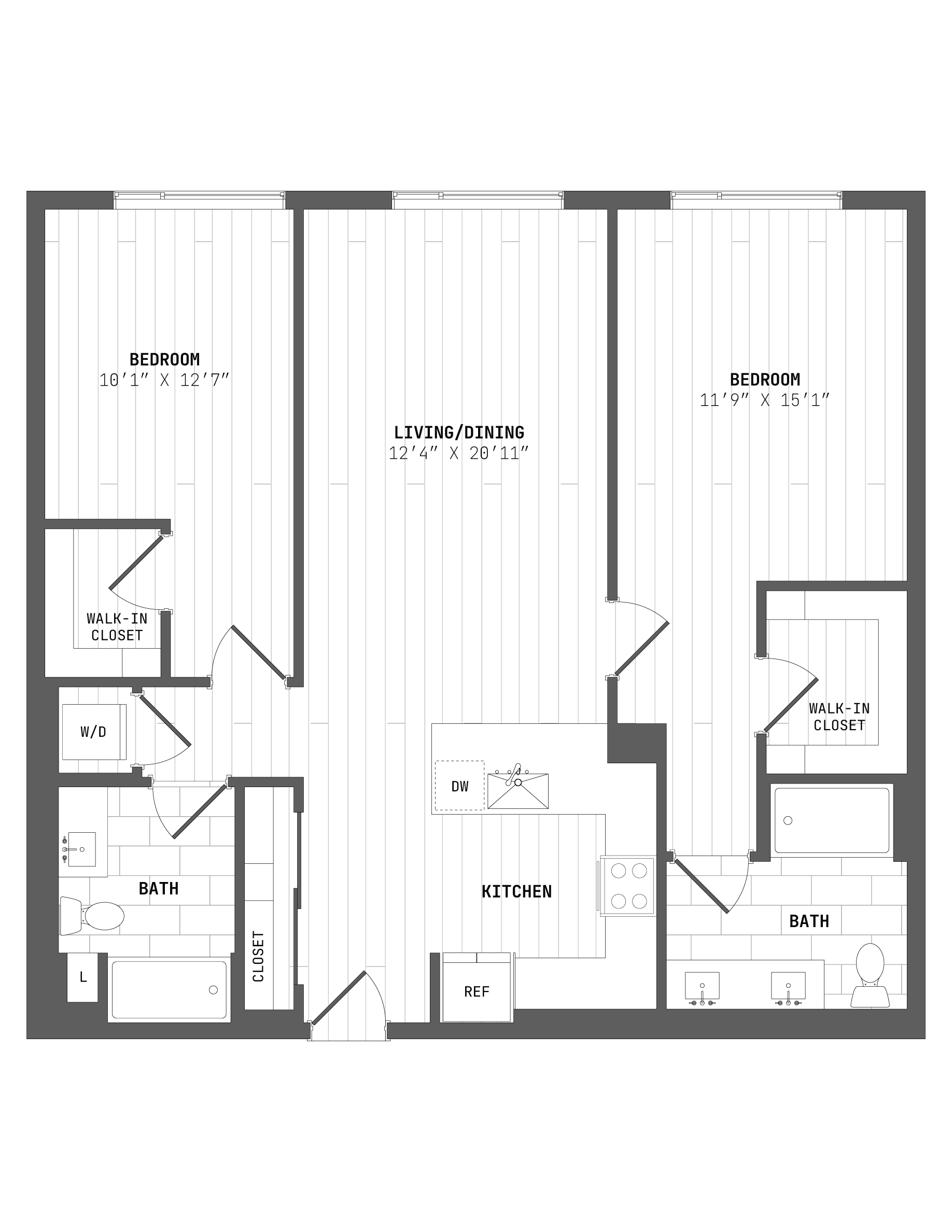 Apartment 268 floorplan