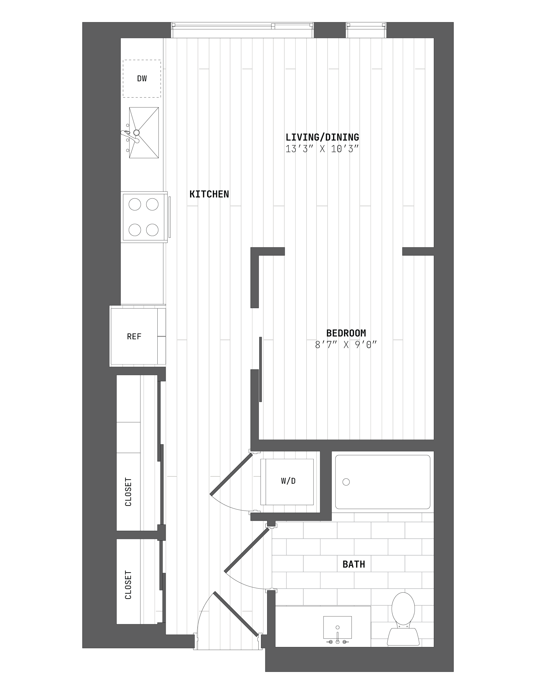 Apartment 133 floorplan