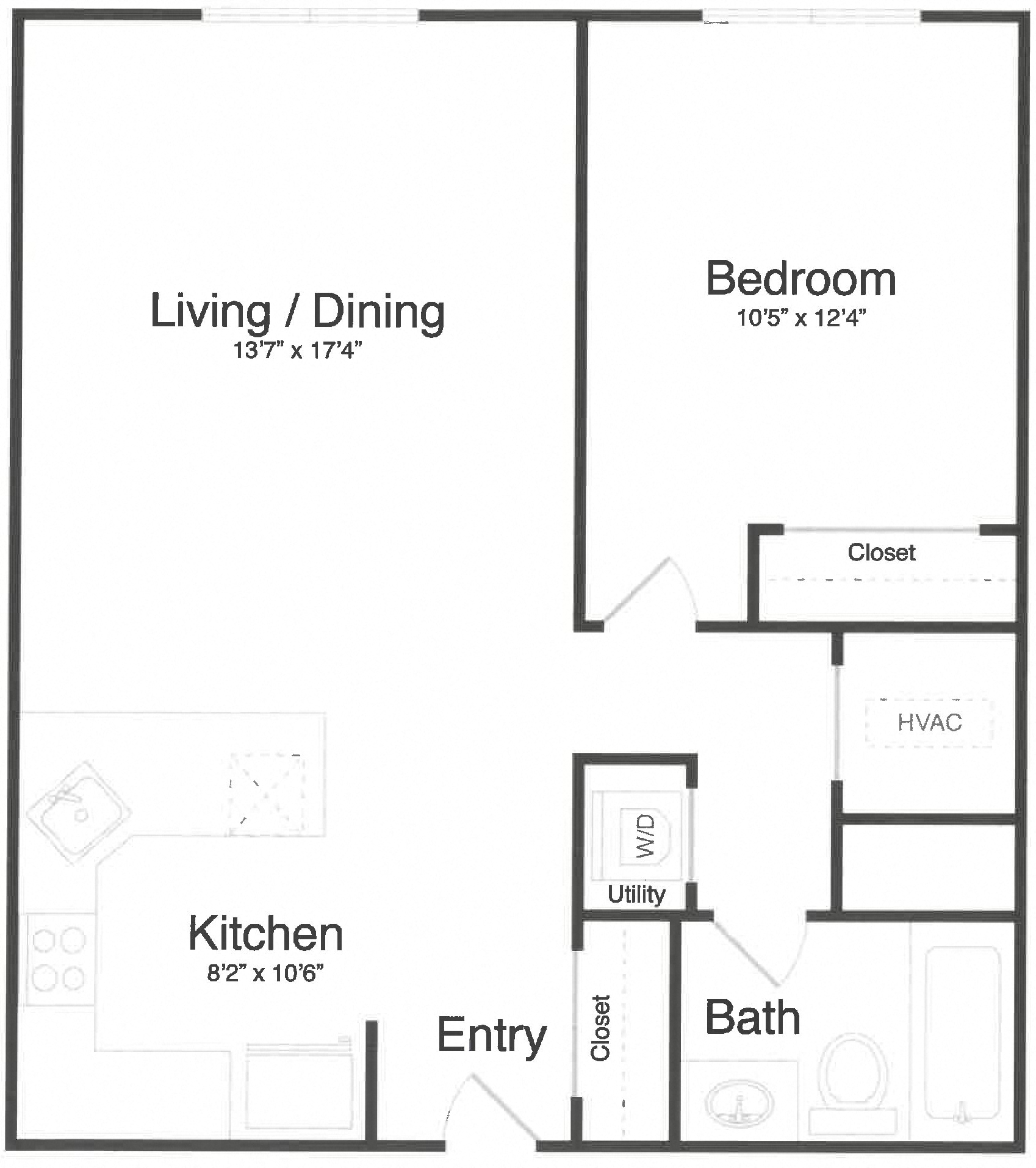 Apartment 0-7C floorplan