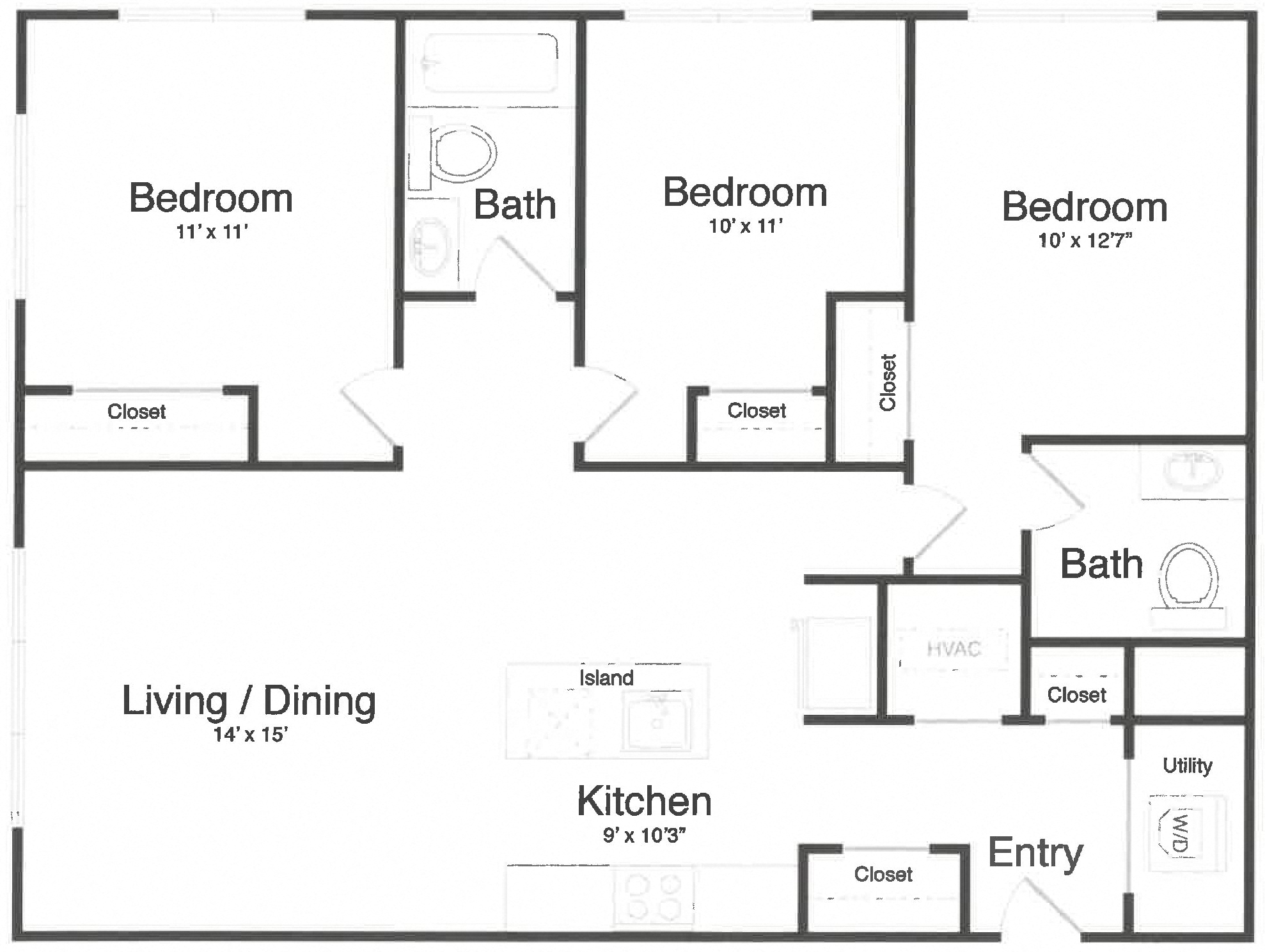 Apartment 0-3D floorplan