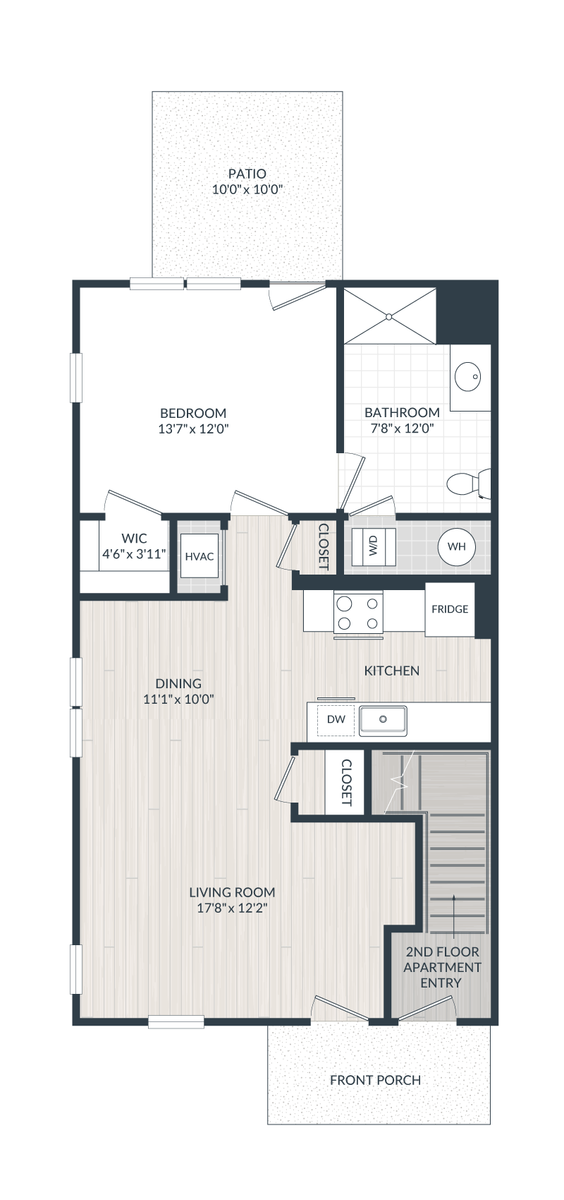 Apartment 836 floorplan