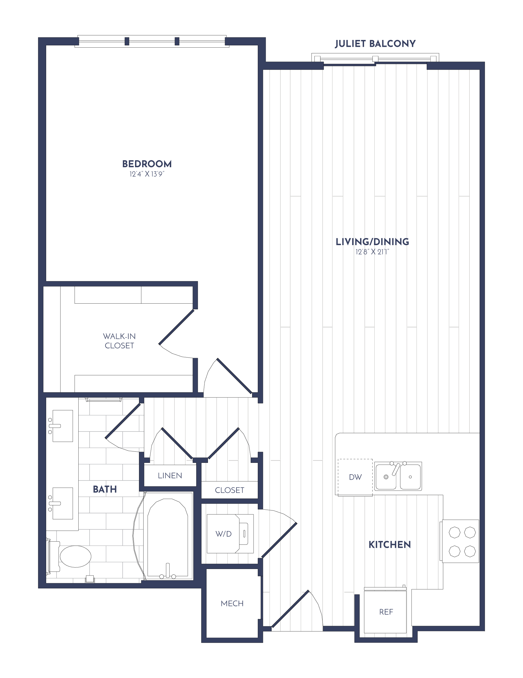 Apartment 265 floorplan