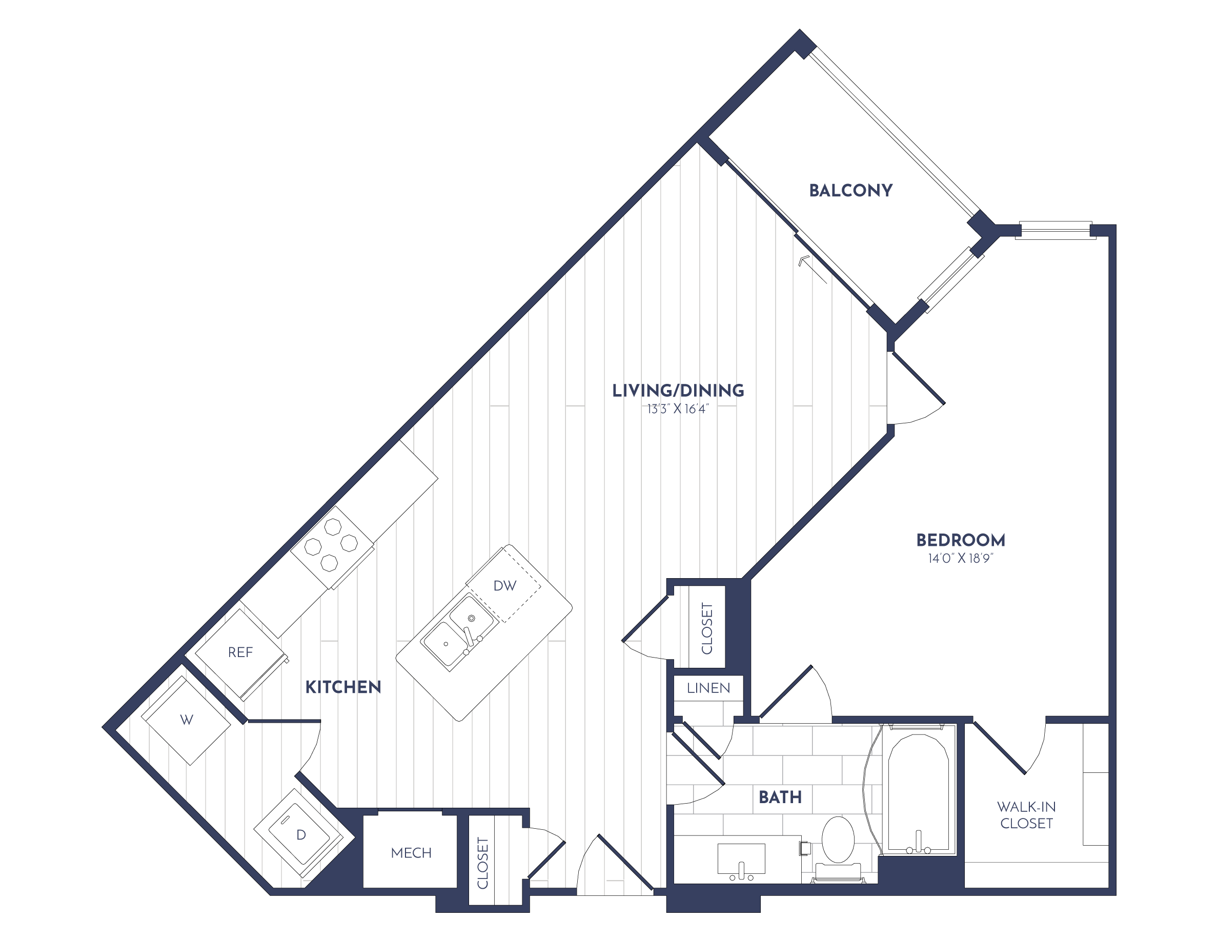 Apartment 306 floorplan