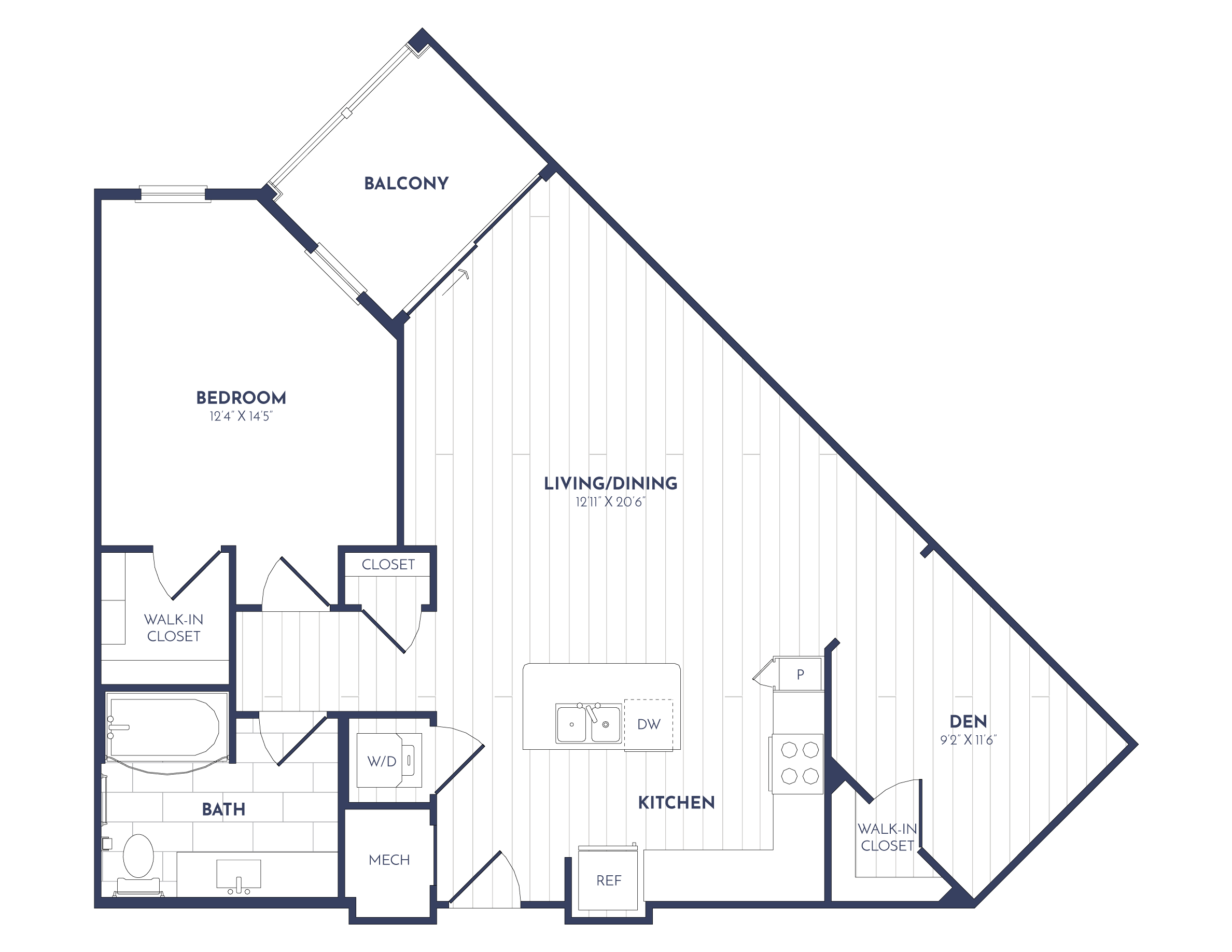 Apartment 220 floorplan