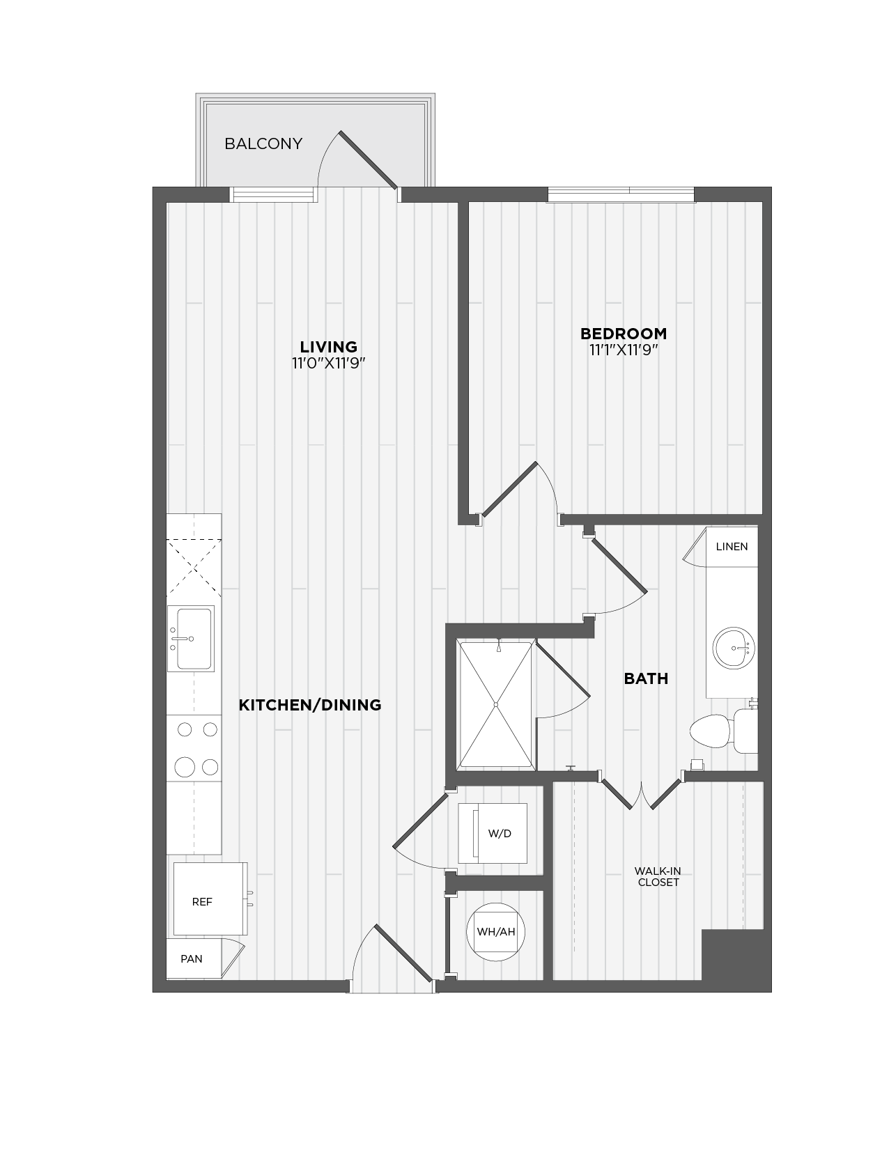 Floor Plan Image of Apartment Apt 518