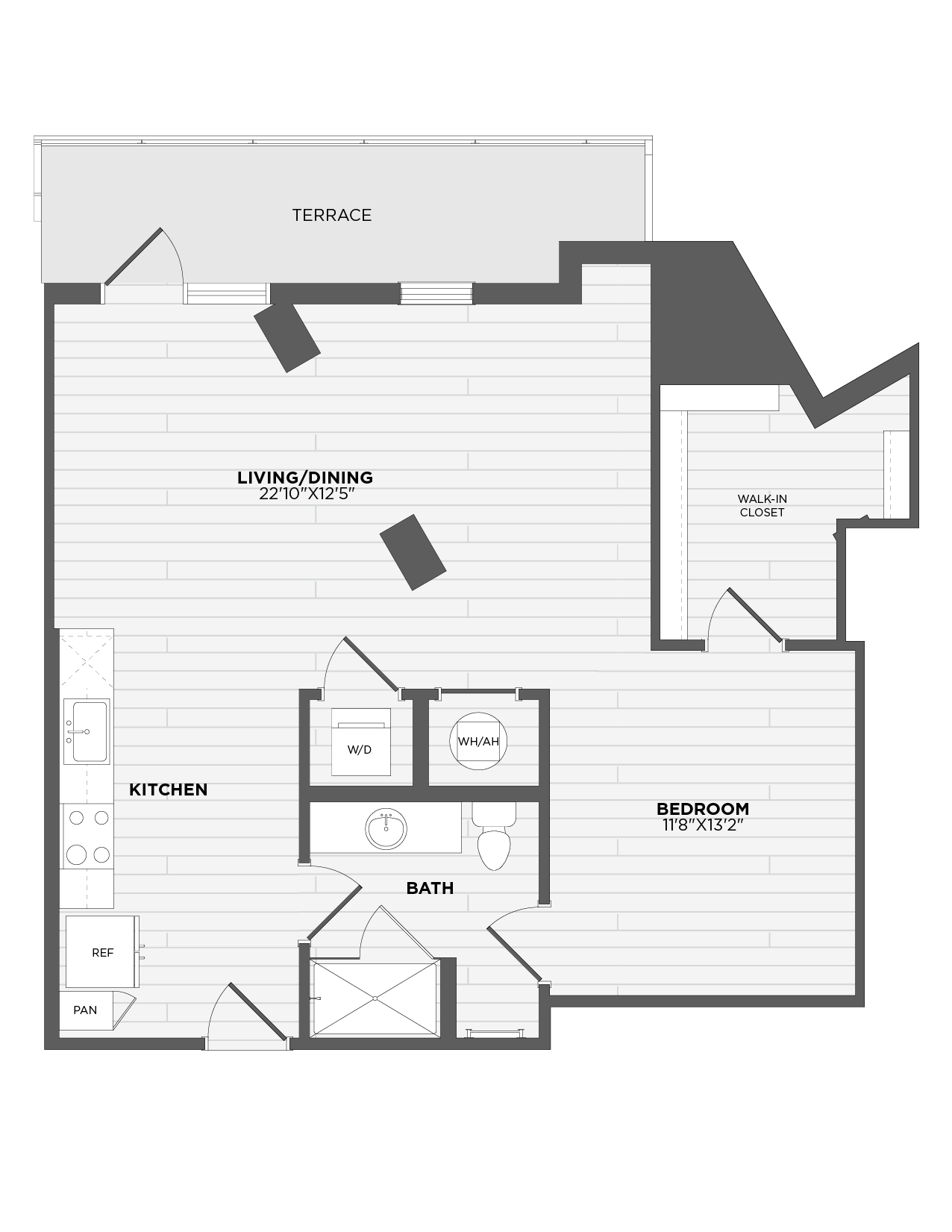 Floor Plan Image of Apartment Apt 112