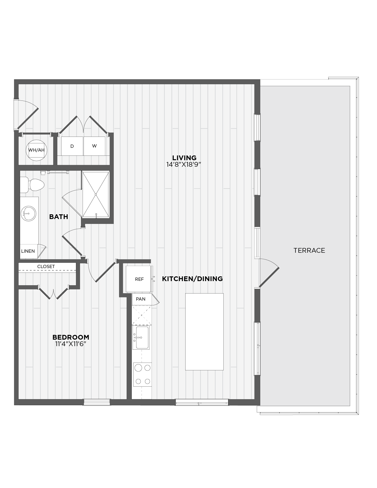 Floor Plan Image of Apartment Apt 632