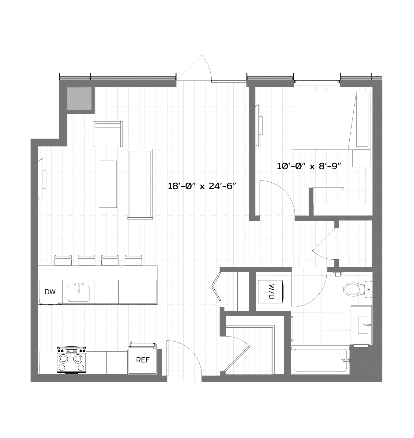 Floor Plan Image of Apartment Apt 0350