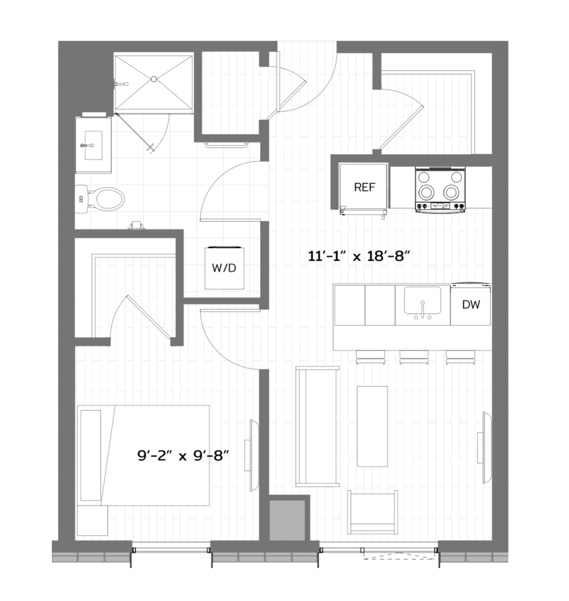 Floor Plan Image of Apartment Apt 0535
