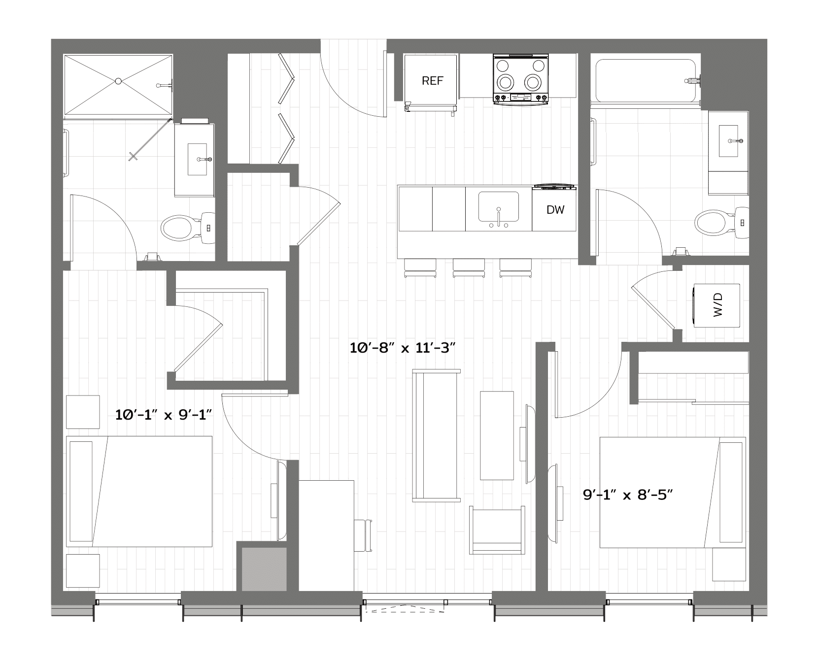 Floor Plan Image of Apartment Apt 0449