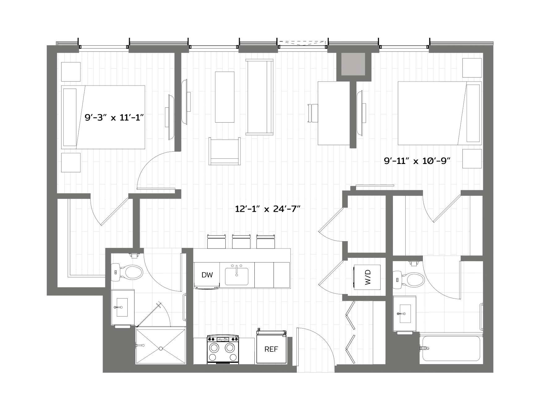Floor Plan Image of Apartment Apt 0340