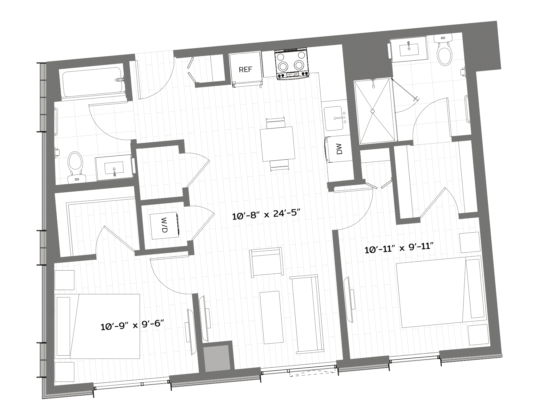 Floor Plan Image of Apartment Apt 0422