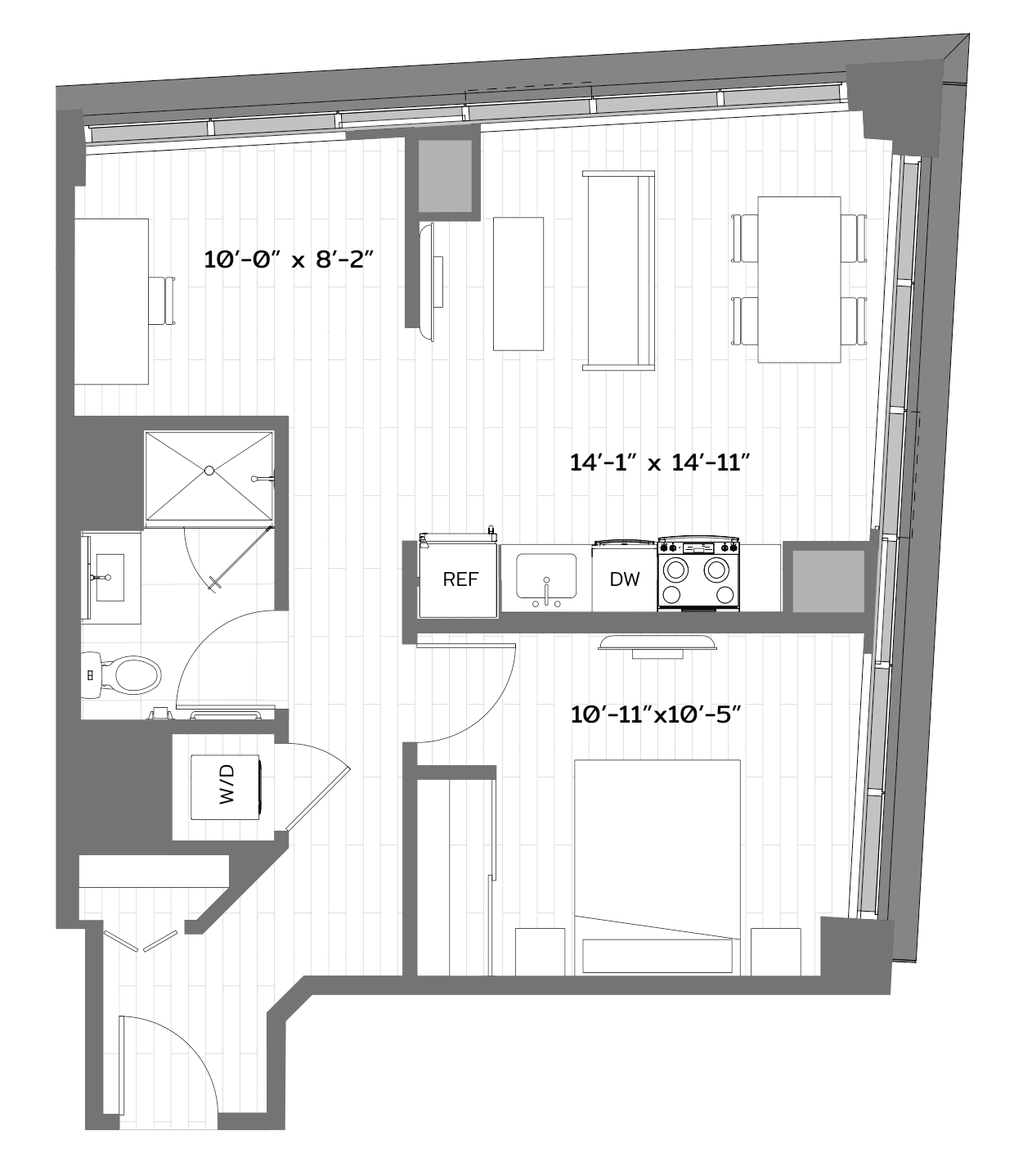 Floor Plan Image of Apartment Apt 0713