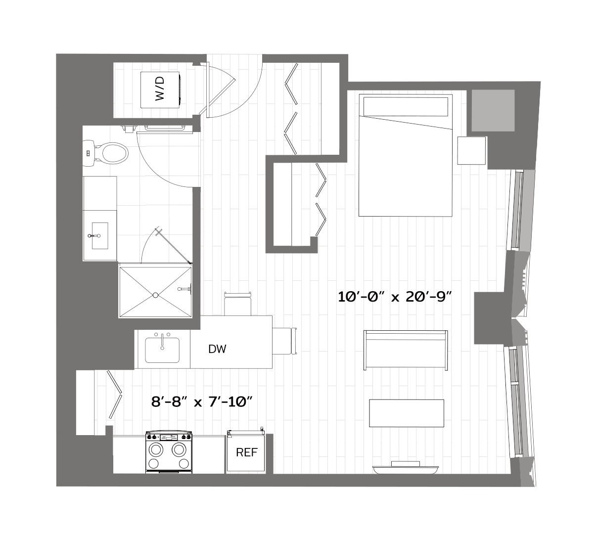 Floor Plan Image of Apartment Apt 0314