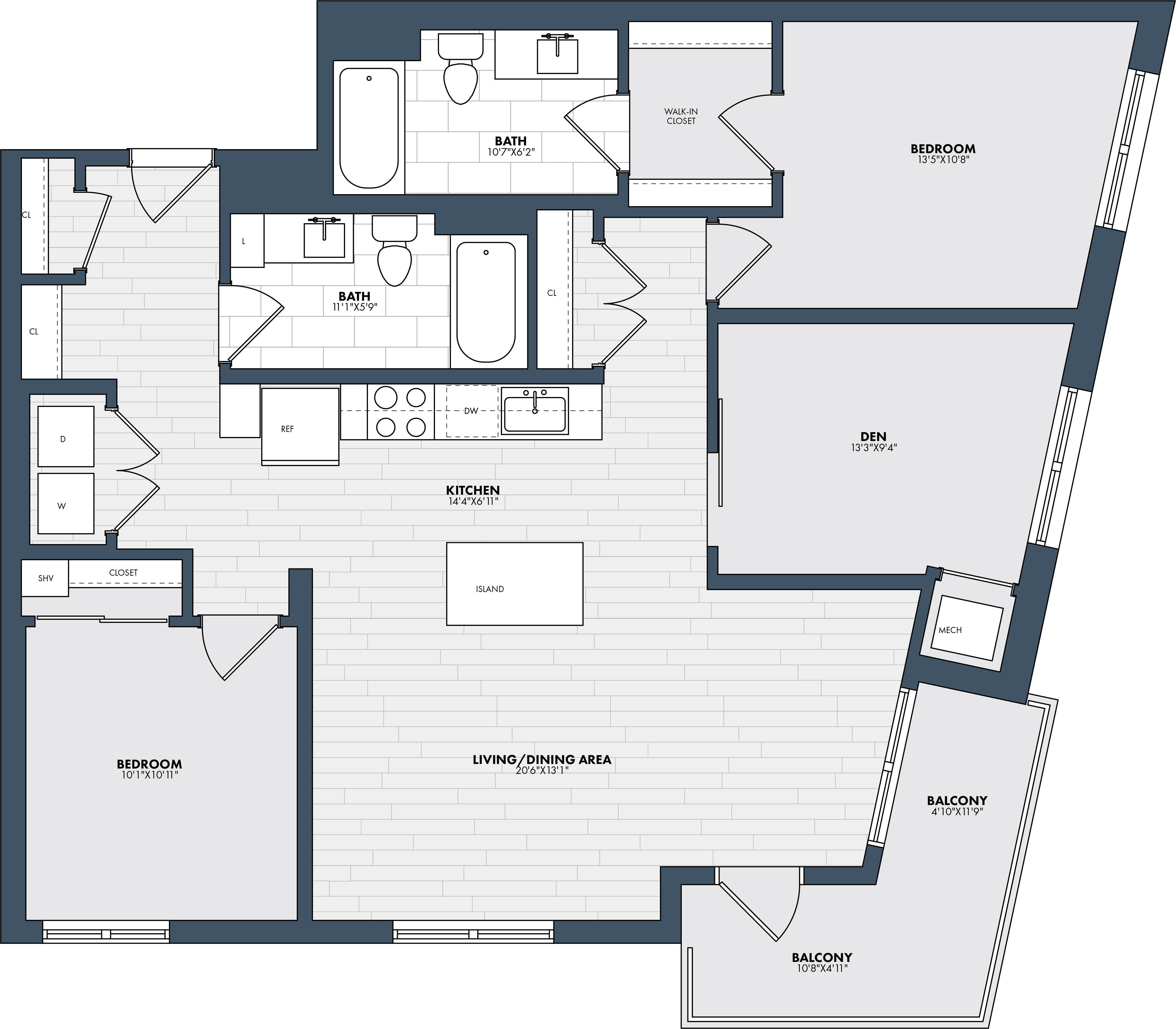 Floor Plan Image of Apartment Apt 300