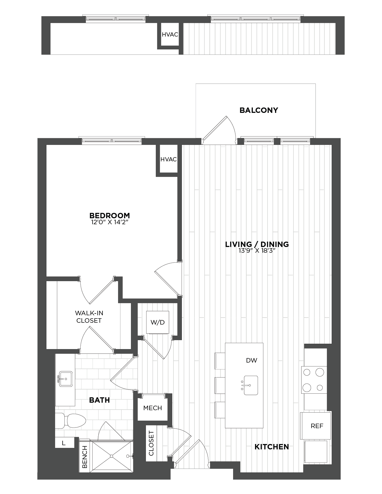Floorplan image of Apt 227