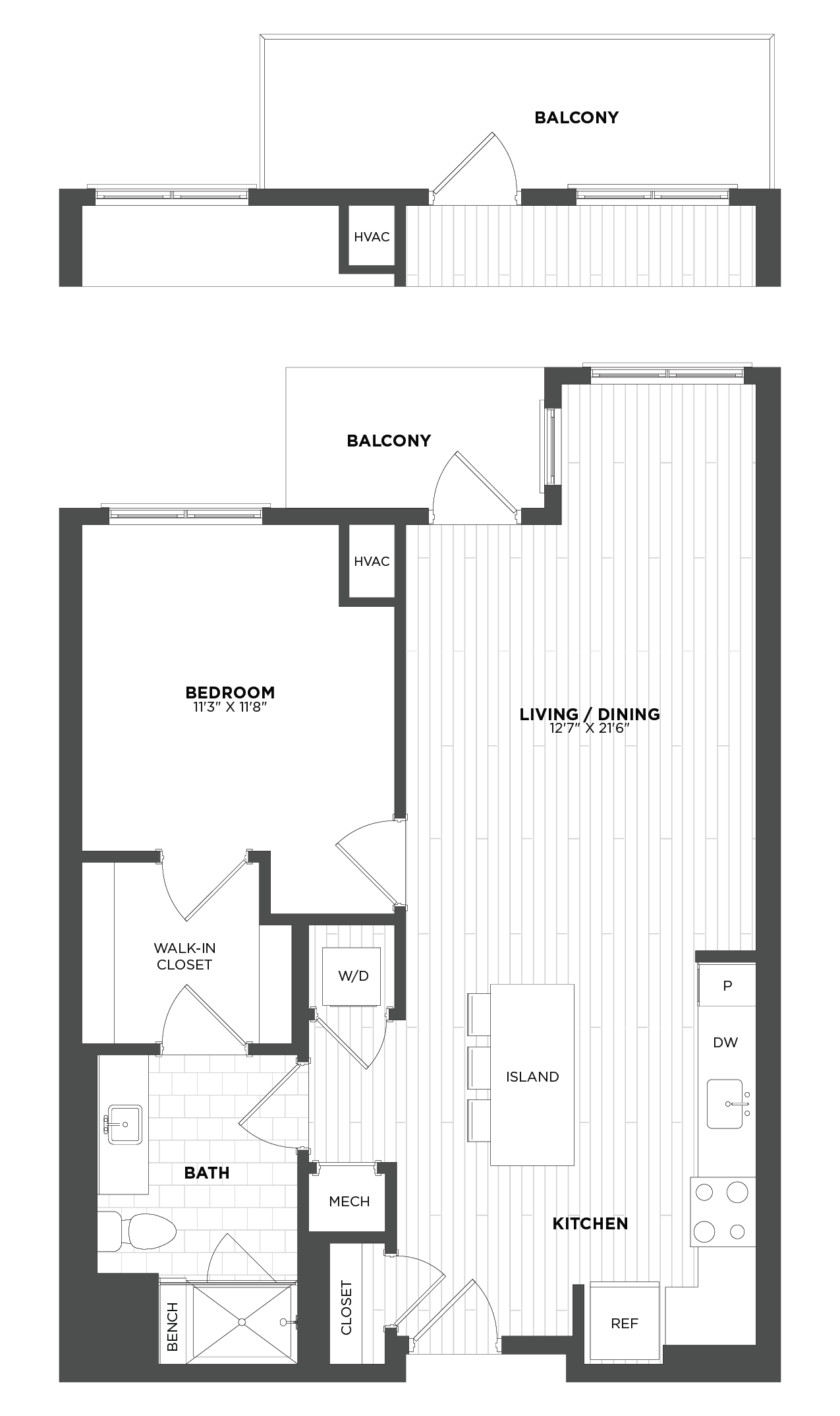 Floorplan image of Apt 414
