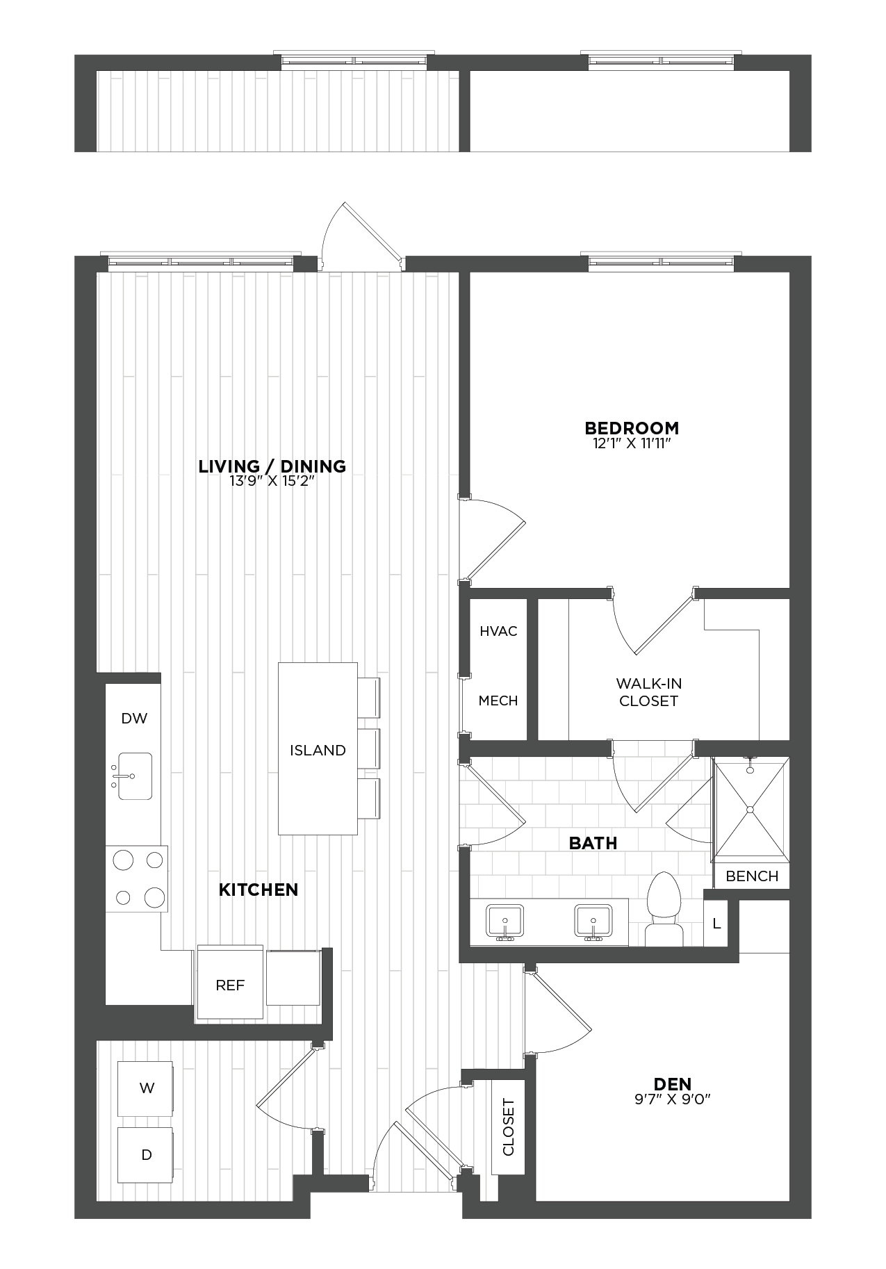 Floorplan image of Apt 240