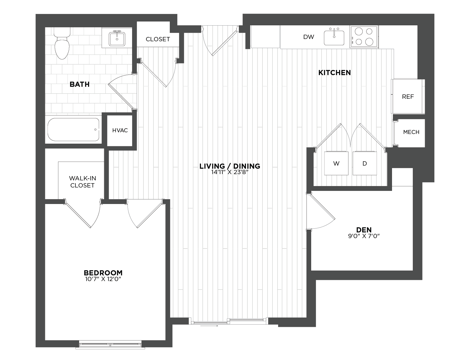 Floorplan image of Apt 109